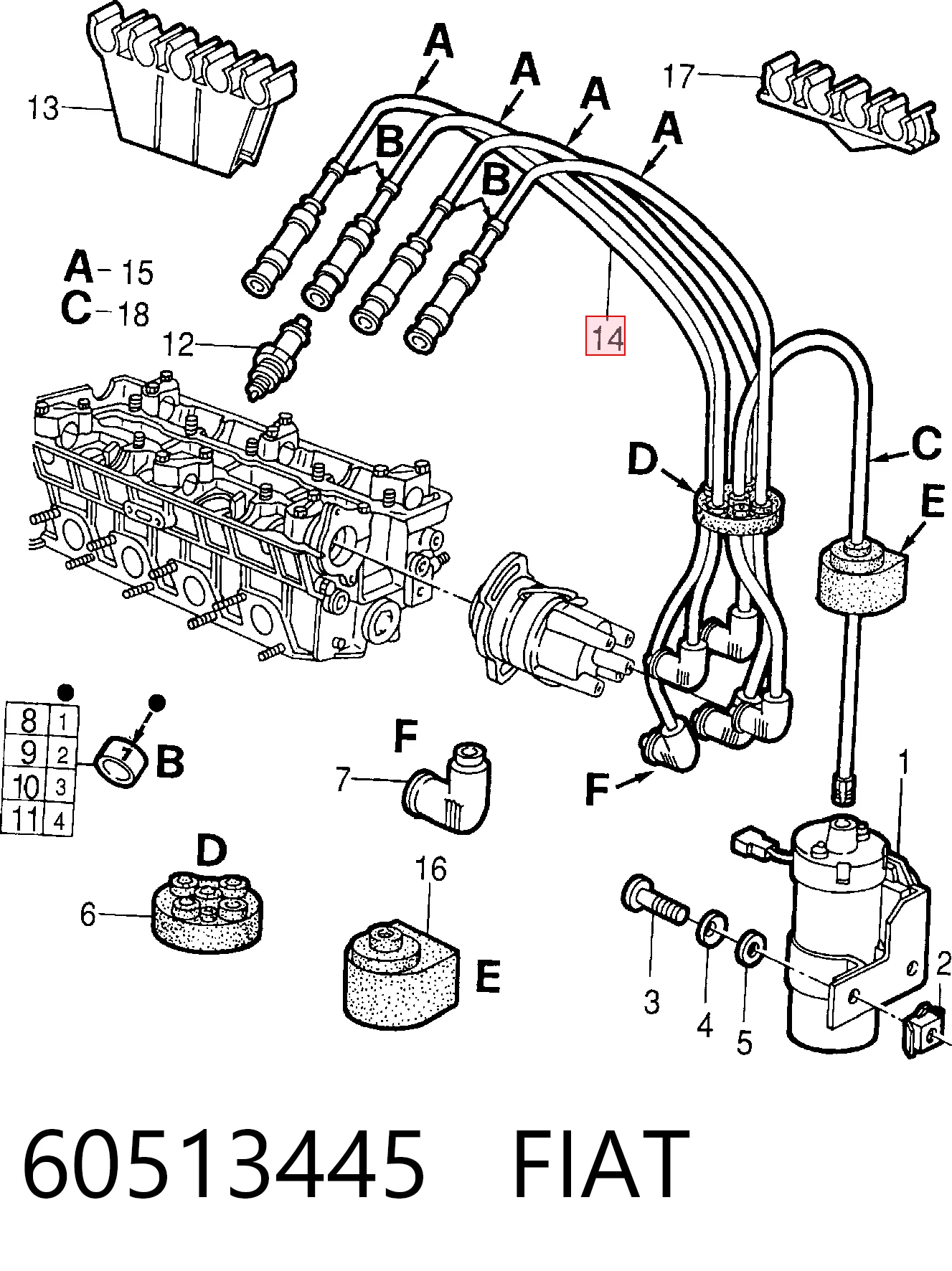 60513445 Fiat/Alfa/Lancia