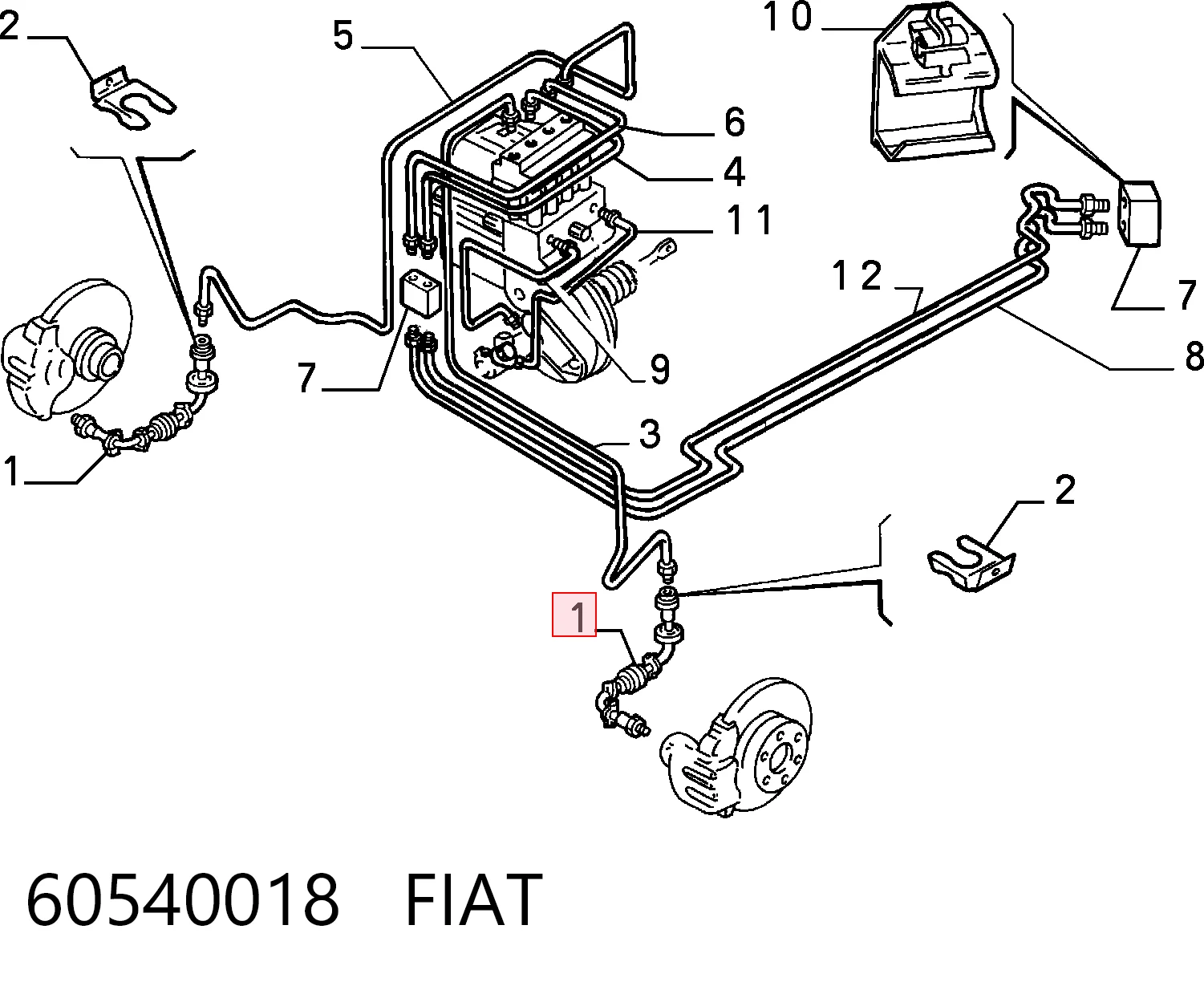 60540018 Fiat/Alfa/Lancia