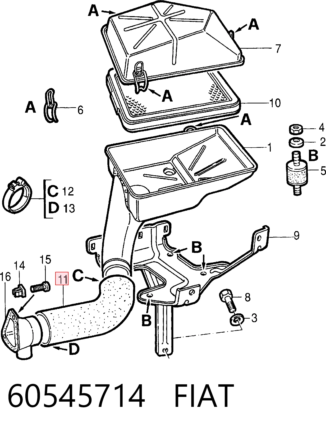 60545714 Fiat/Alfa/Lancia