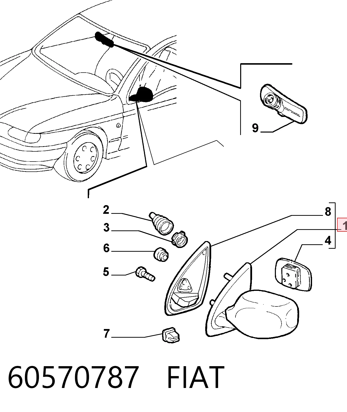 60570787 Fiat/Alfa/Lancia