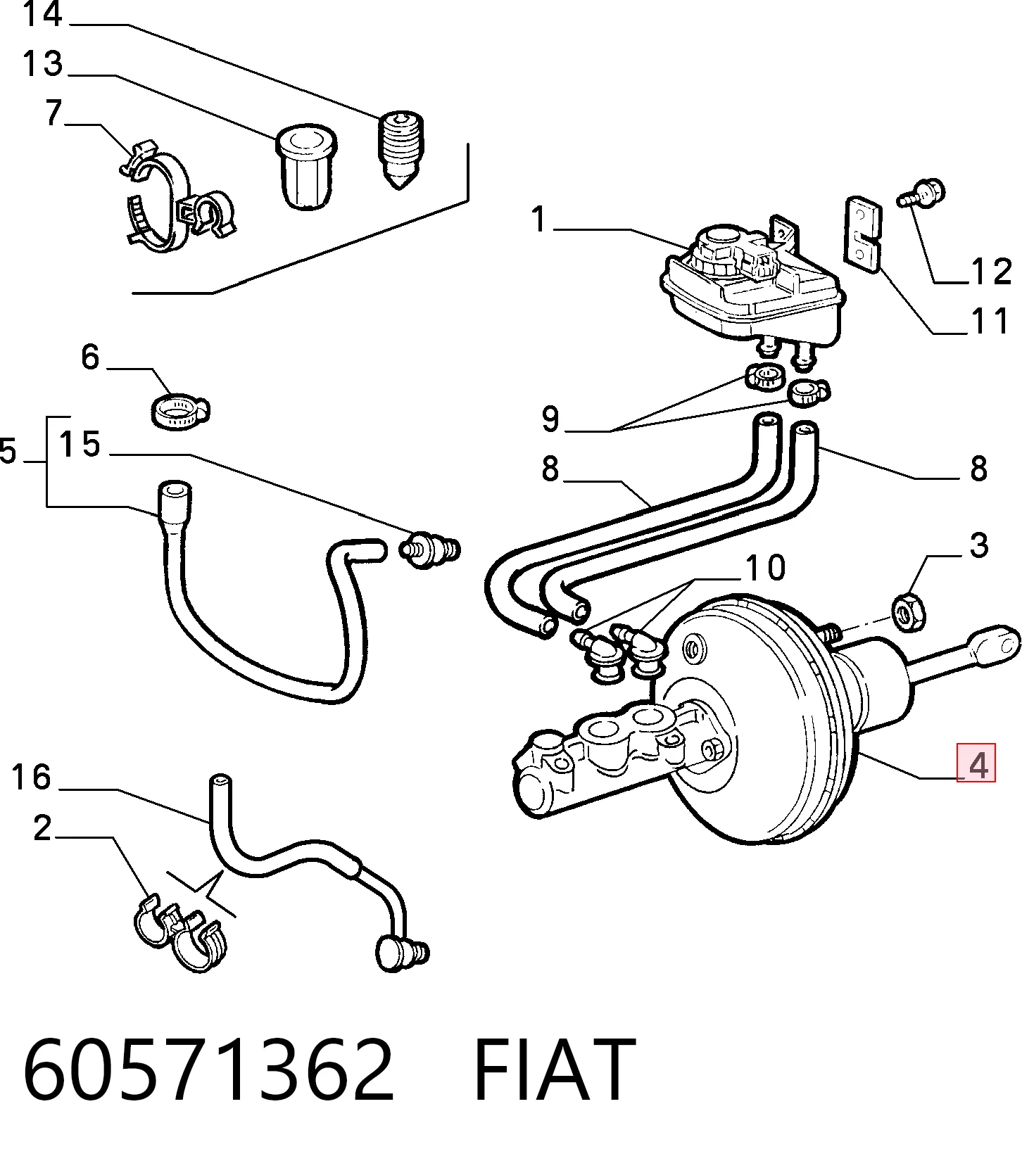 60571362 Fiat/Alfa/Lancia