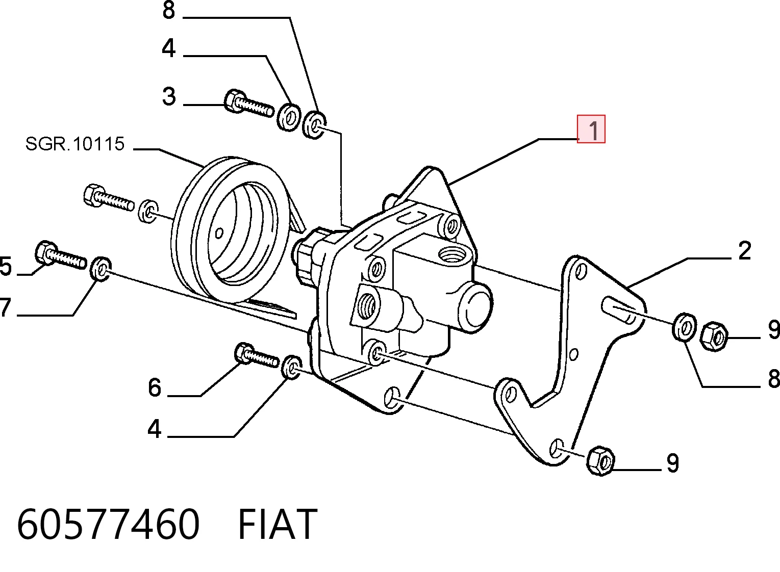 Bomba de dirección asistida  Alfa Romeo 33 hatchback (907A) (1991 - 1994) precio, desde 102,26 EUR
