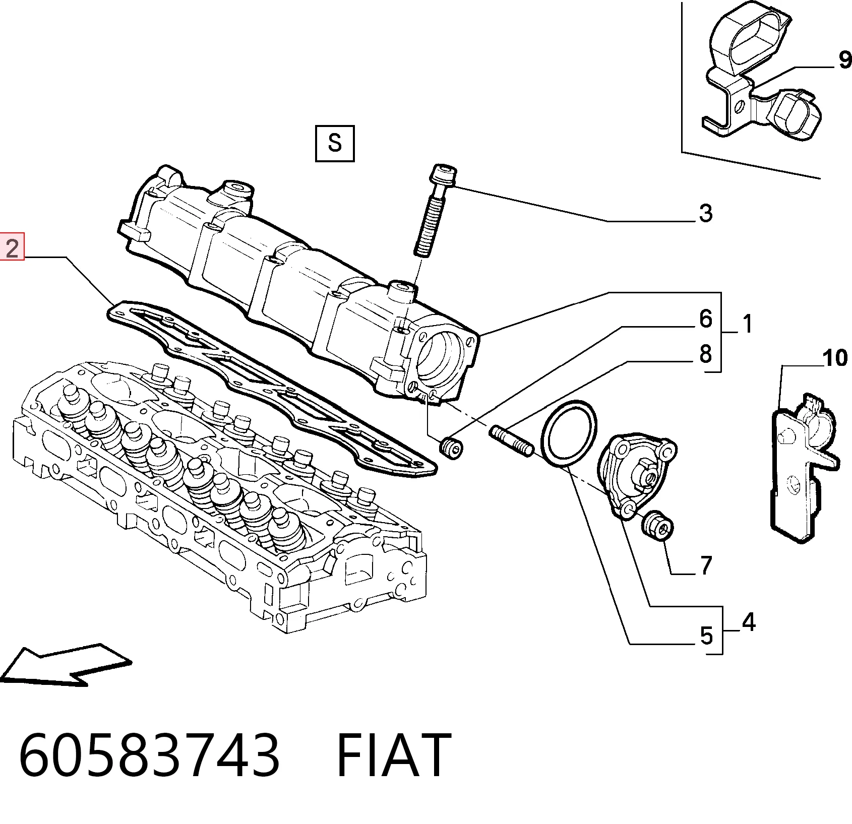 60583743 Fiat/Alfa/Lancia