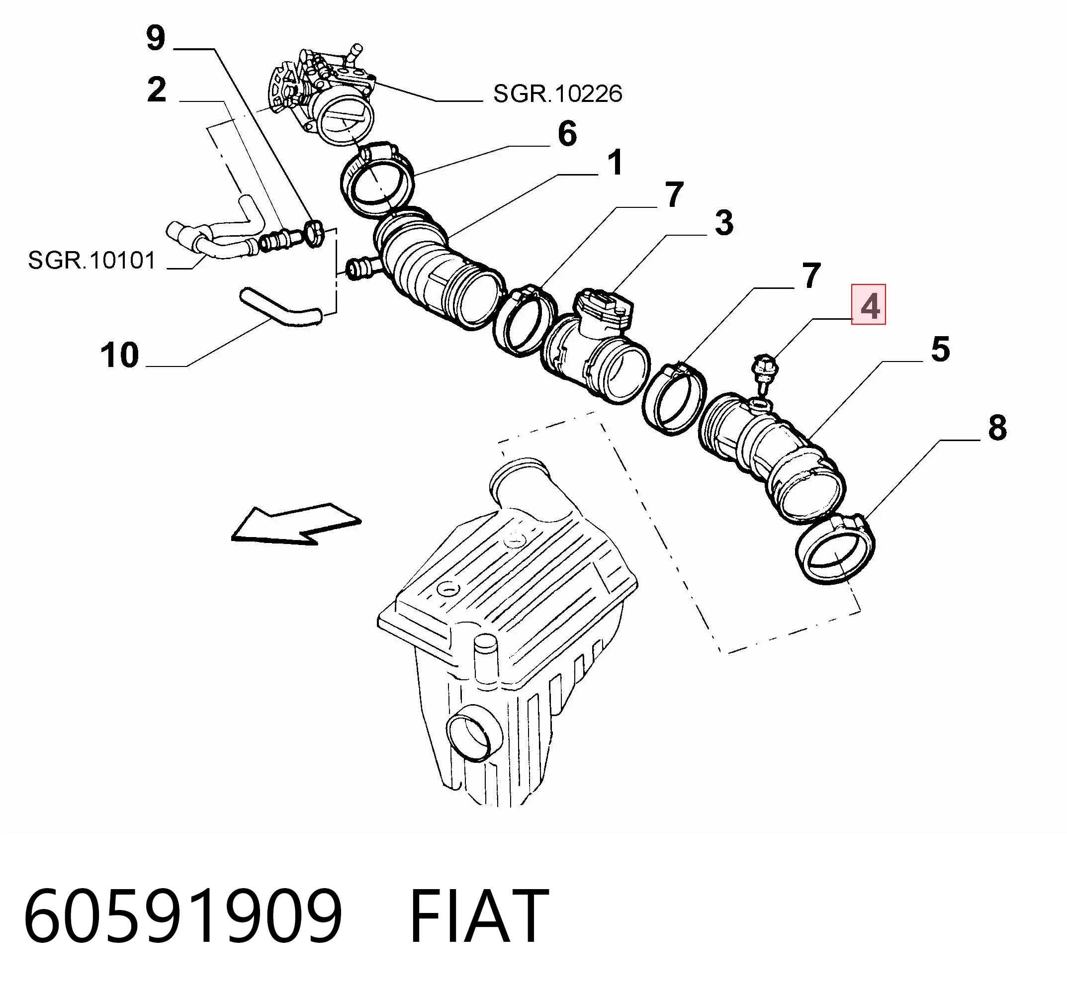 60591909 Fiat/Alfa/Lancia