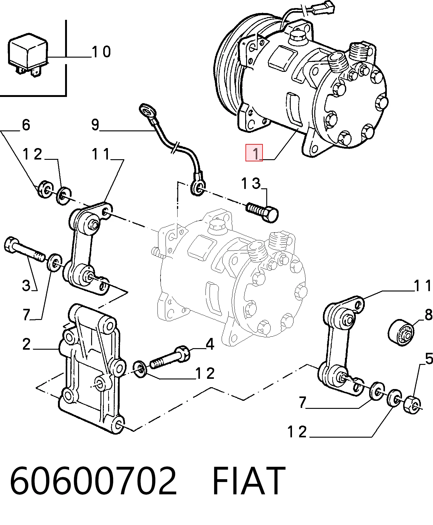 60600702 Fiat/Alfa/Lancia