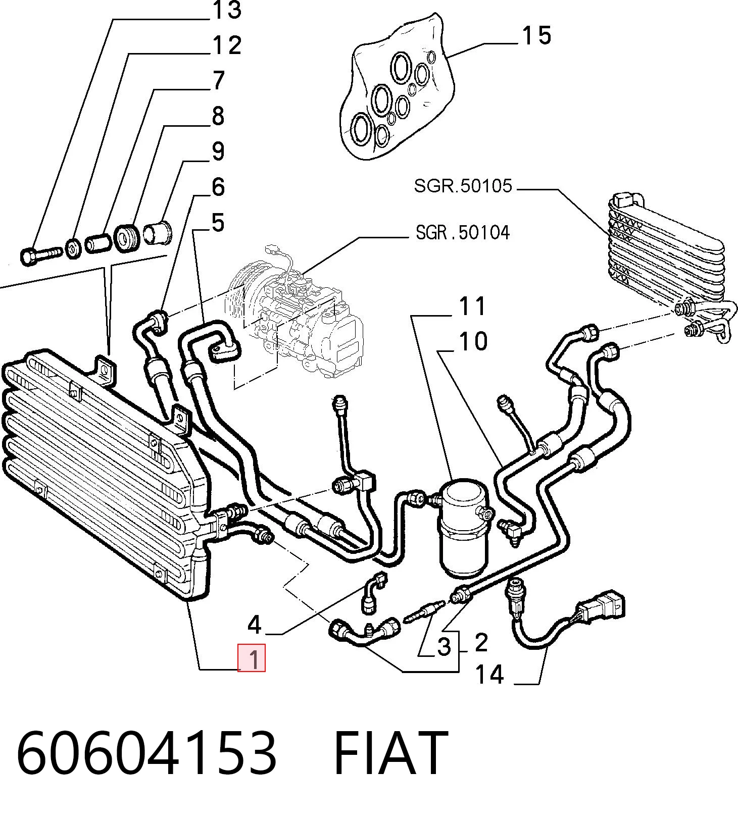 60604153 Fiat/Alfa/Lancia