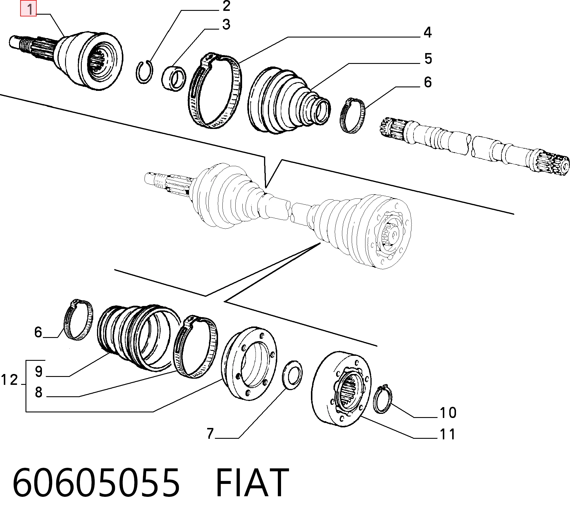  Junta homocinetica Alfa Romeo 33 
