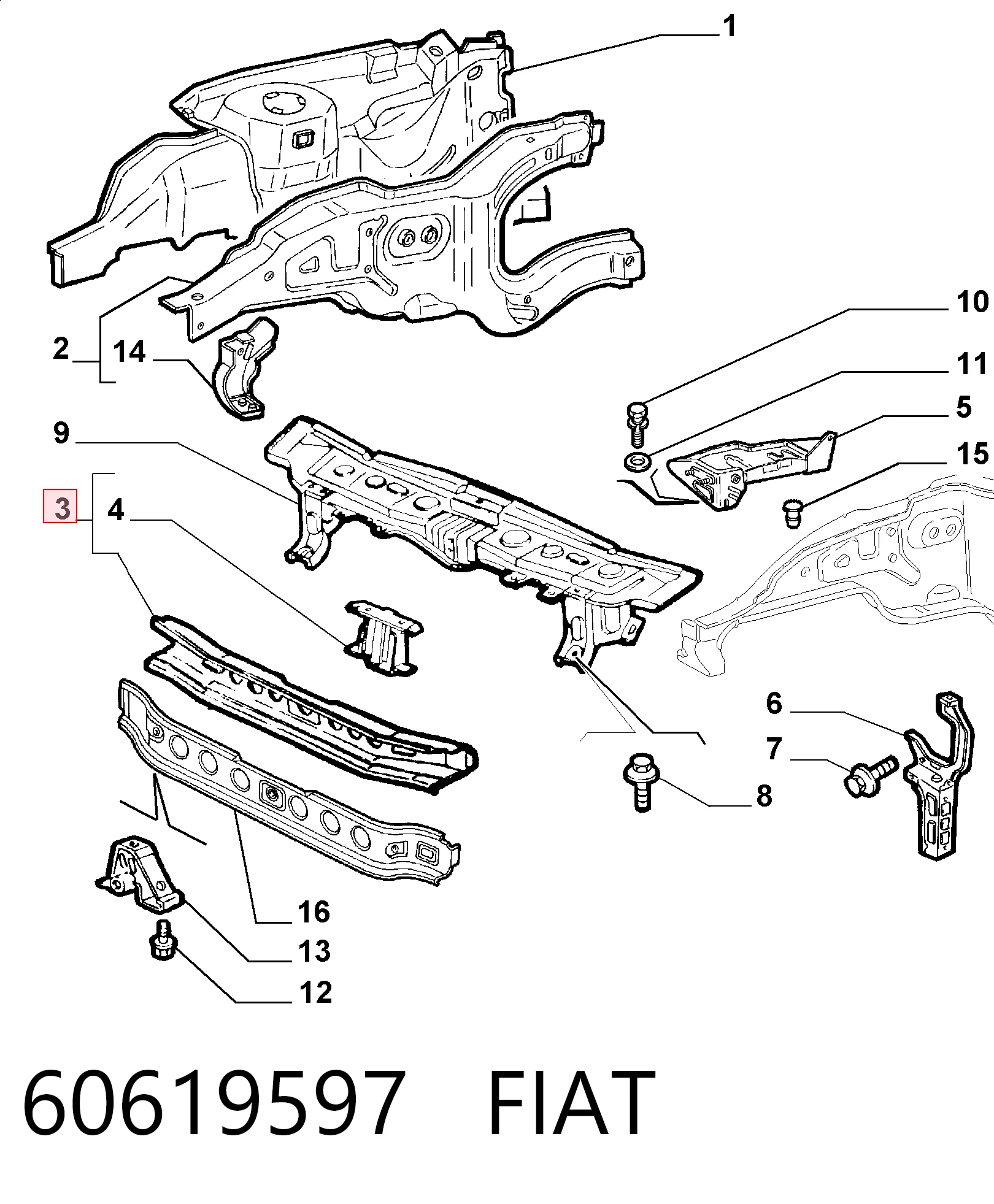 60619597 Fiat/Alfa/Lancia