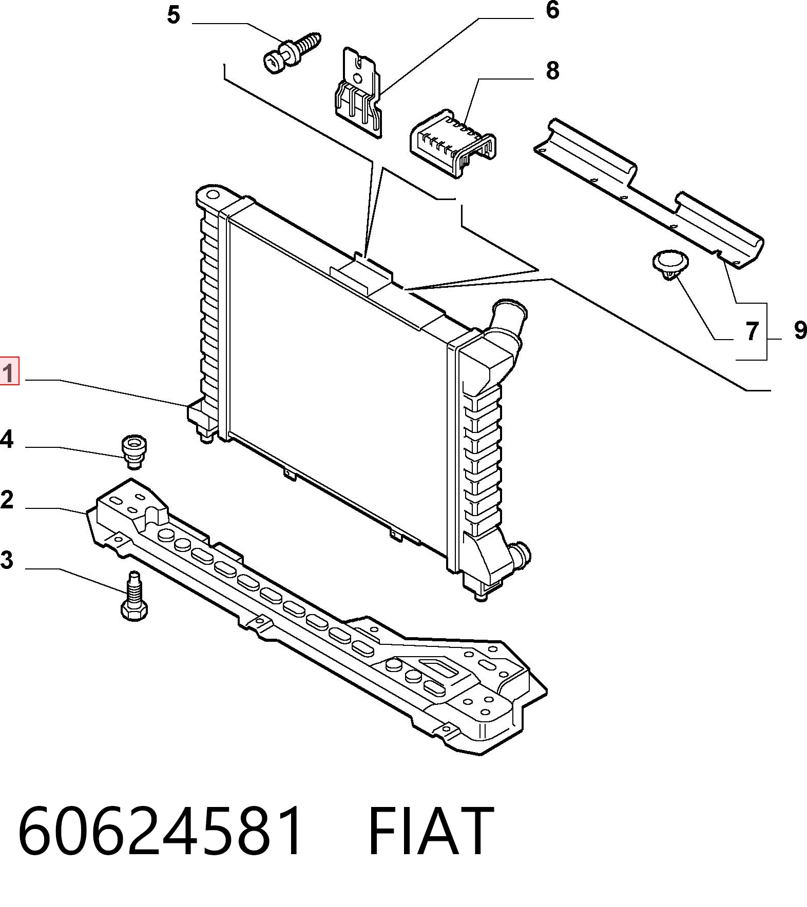 60624581 Fiat/Alfa/Lancia