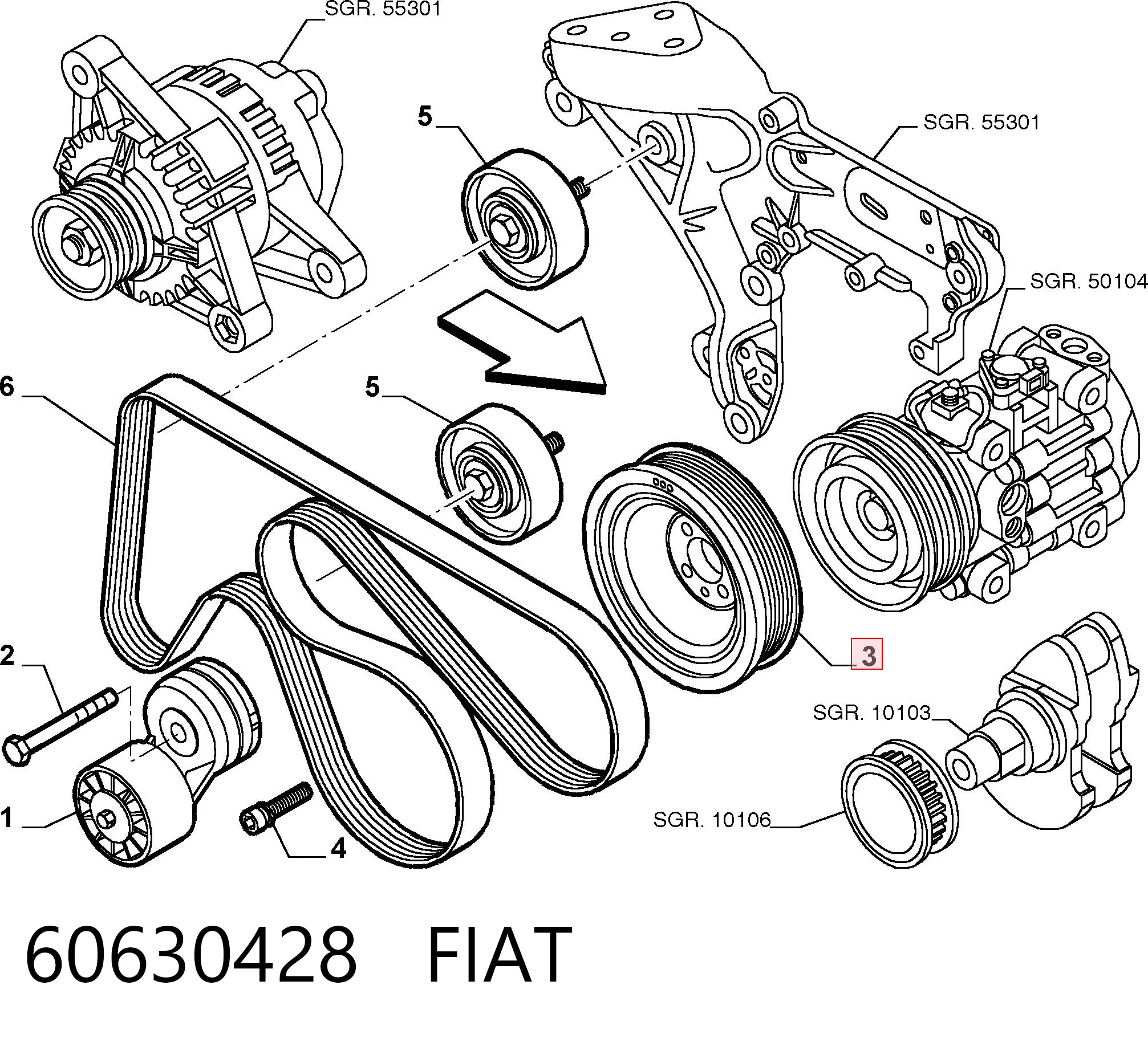60630428 Fiat/Alfa/Lancia