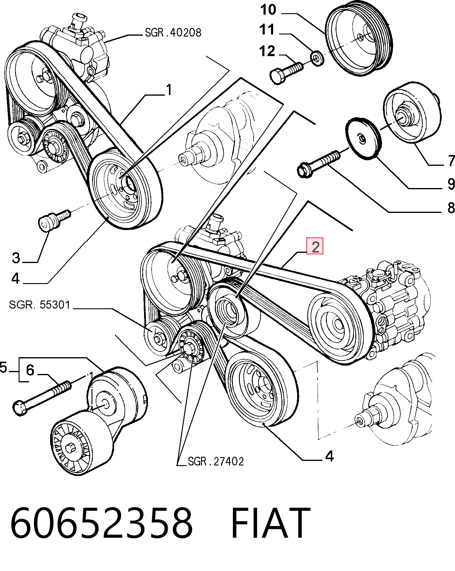 60652358 Fiat/Alfa/Lancia