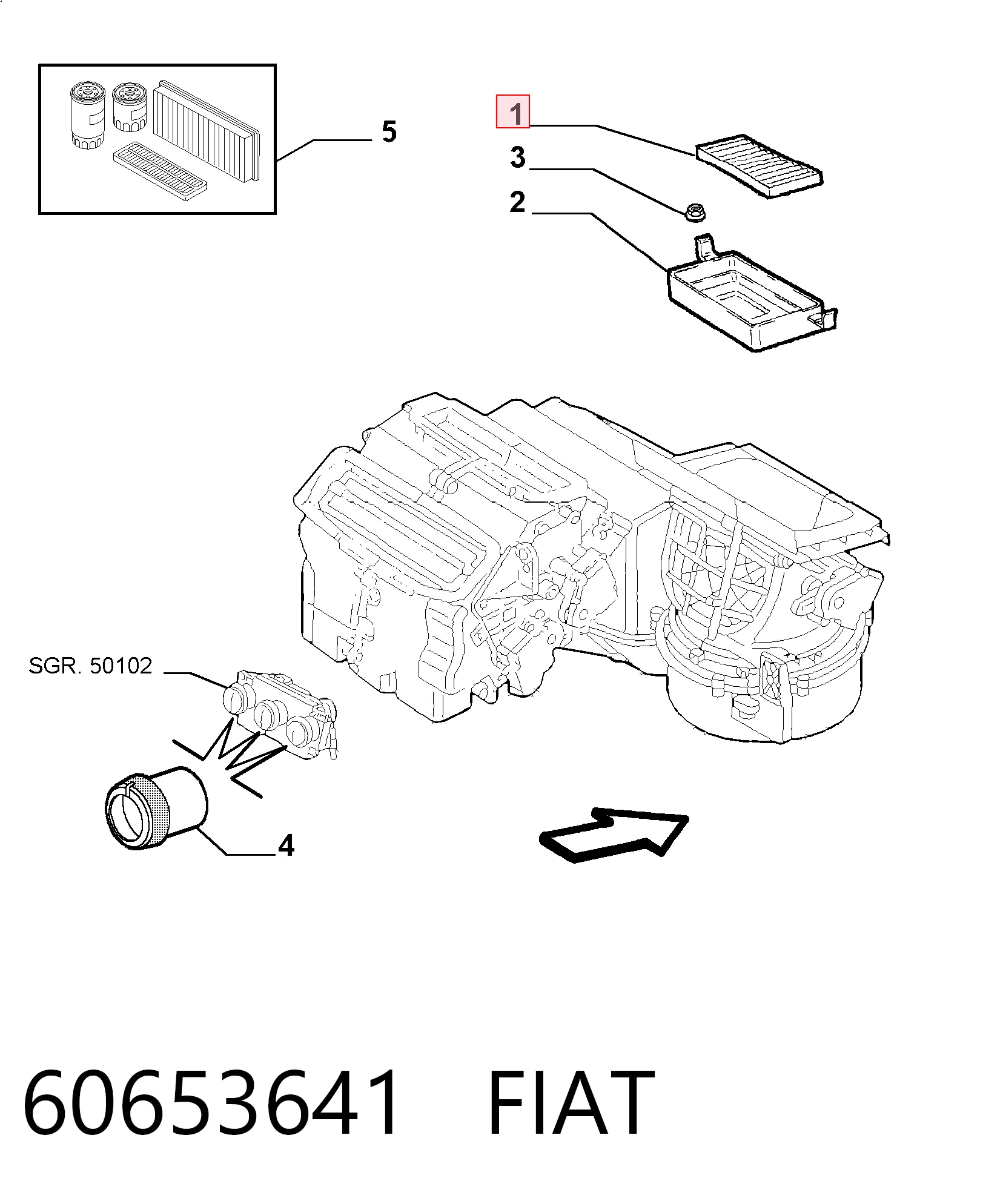 60653641 Fiat/Alfa/Lancia