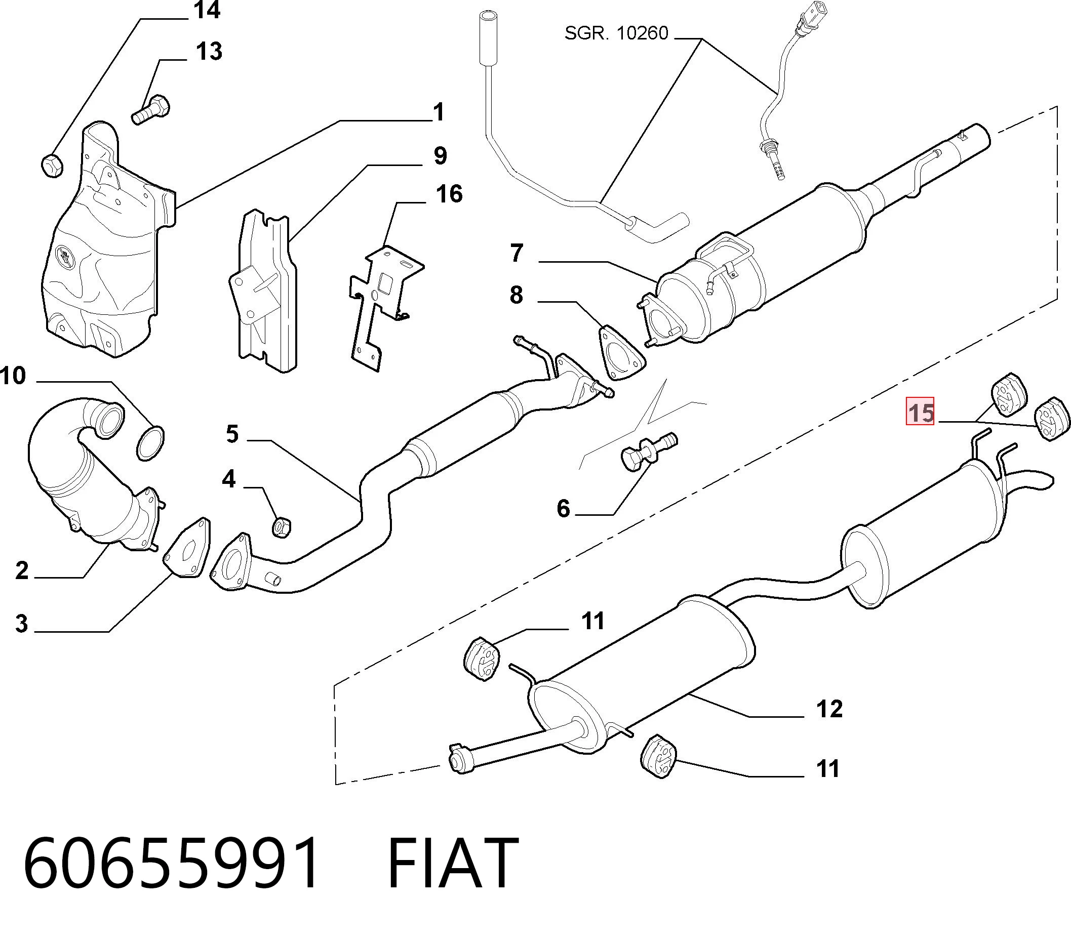60655991 Fiat/Alfa/Lancia