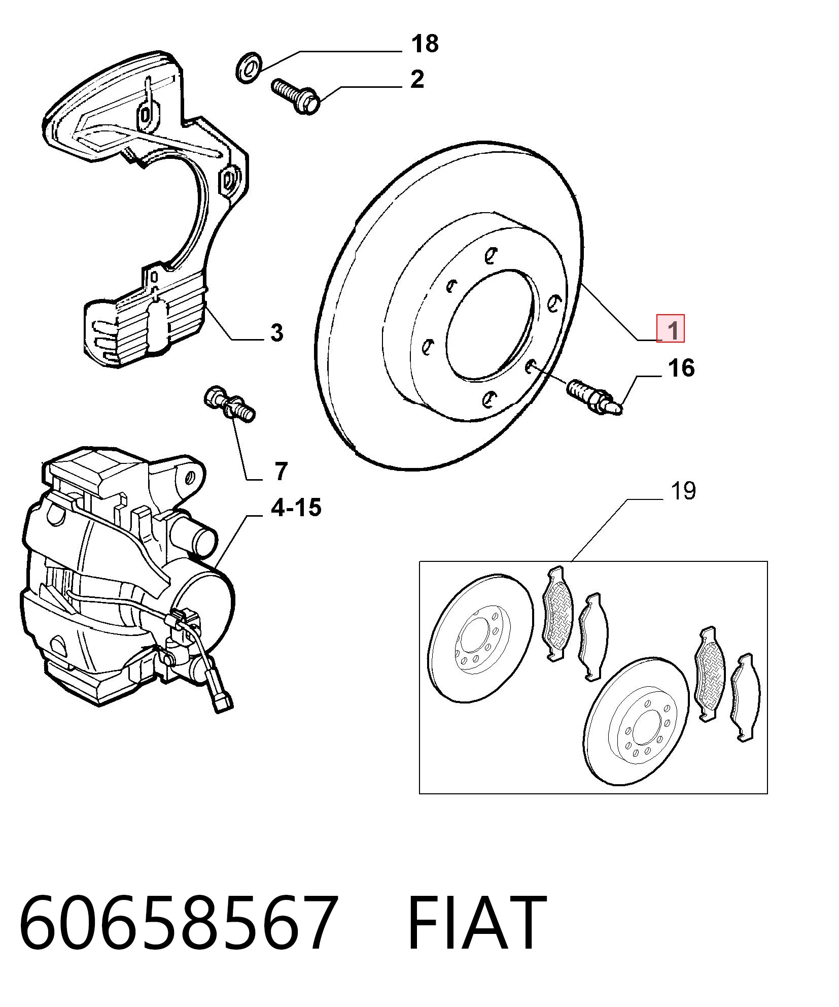 60658567 Fiat/Alfa/Lancia
