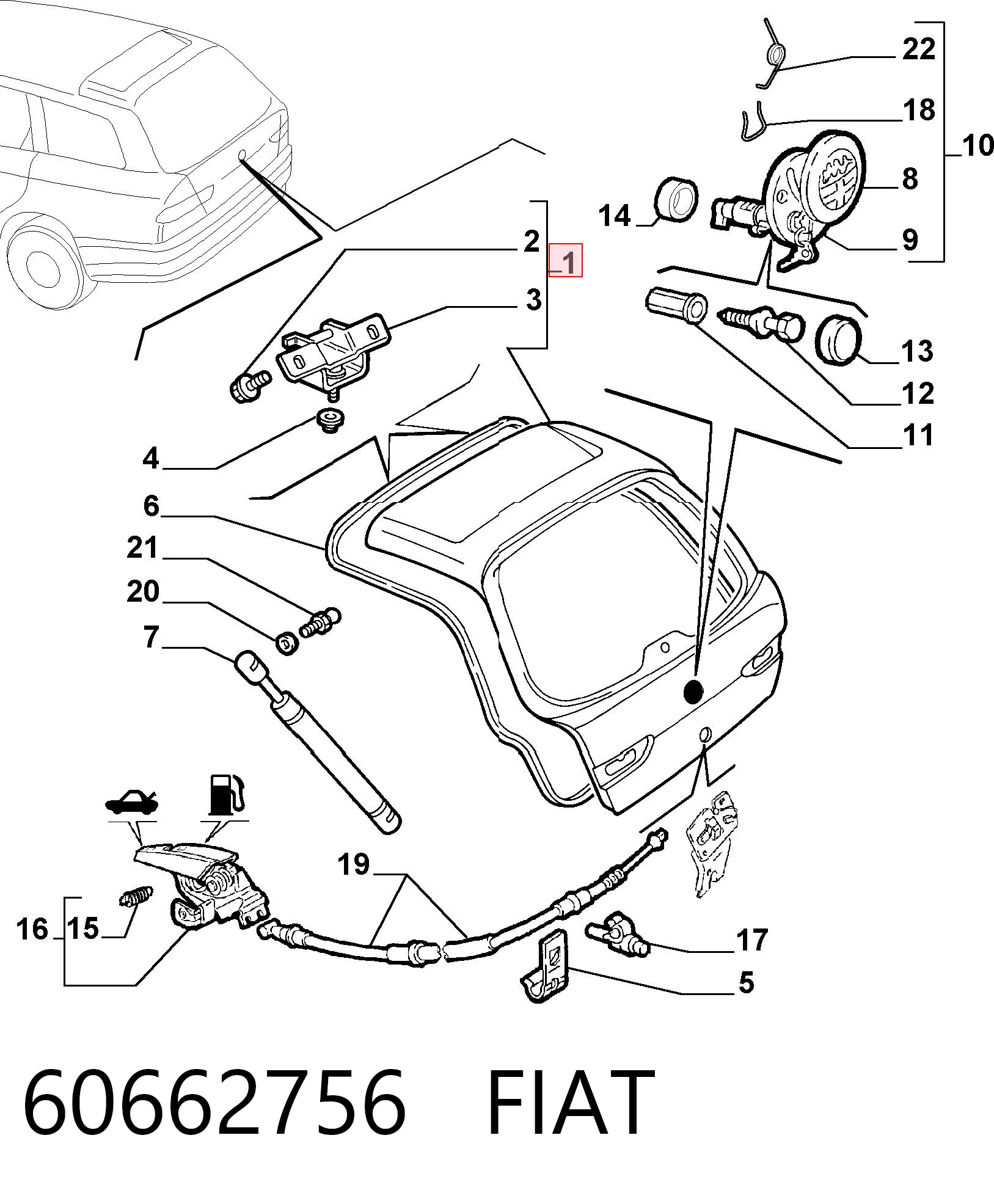 Comprar Puerta trasera del maletero (portón trasero) Alfa Romeo 156 932 a bajo precio