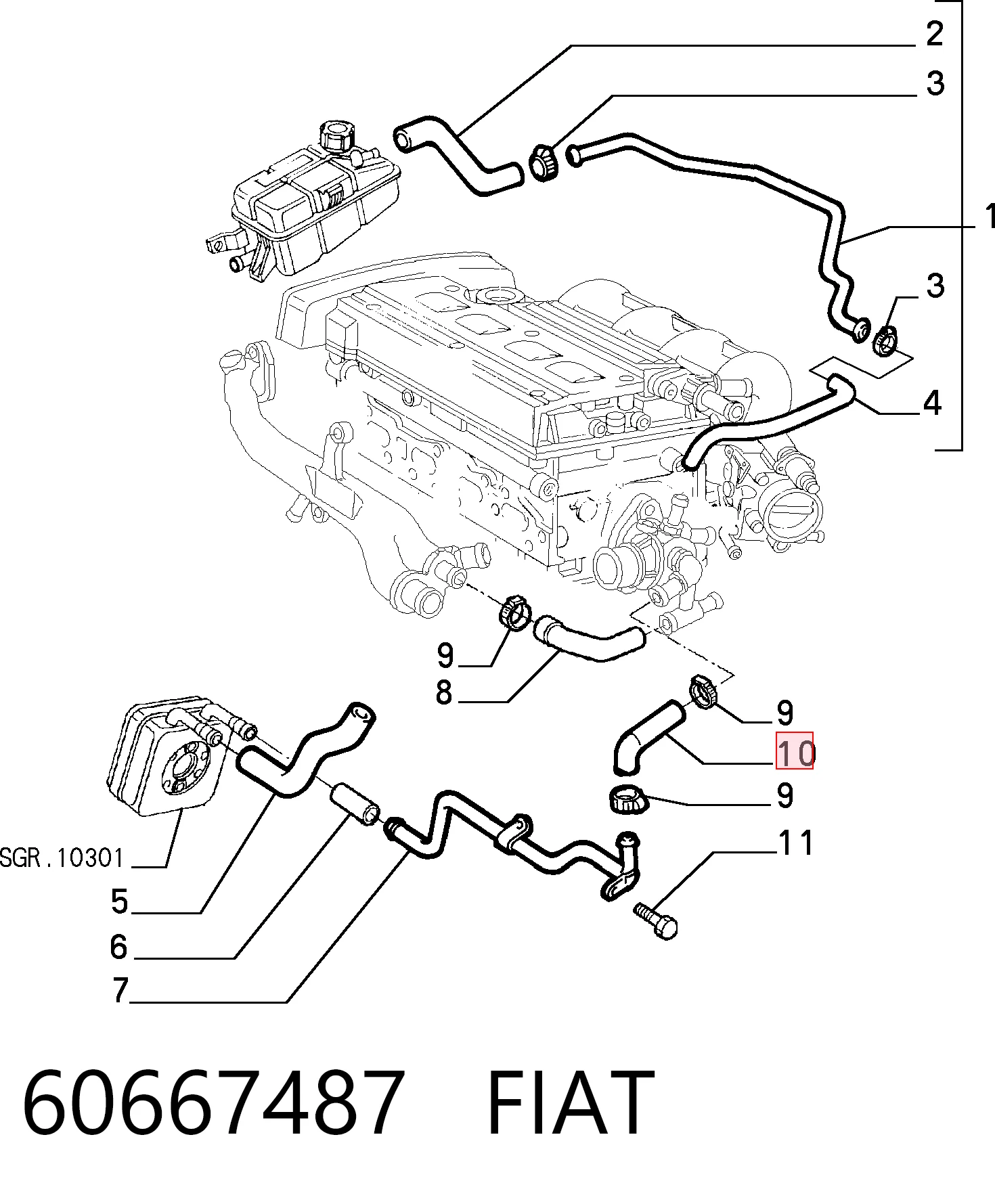 60667487 Fiat/Alfa/Lancia