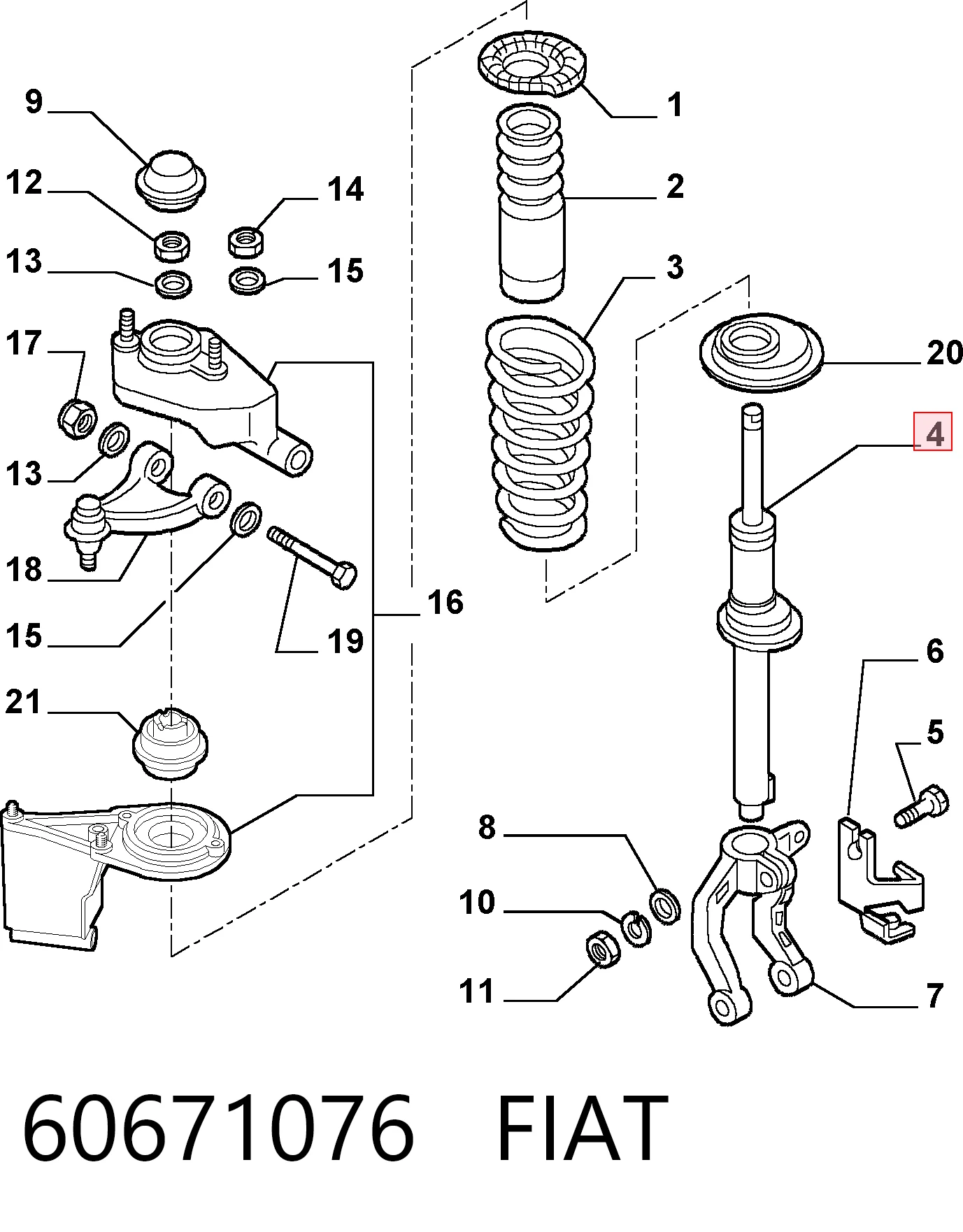 60671076 Fiat/Alfa/Lancia