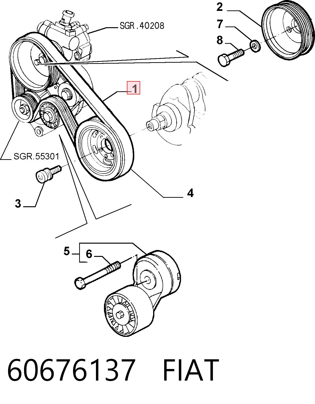 60676137 Fiat/Alfa/Lancia