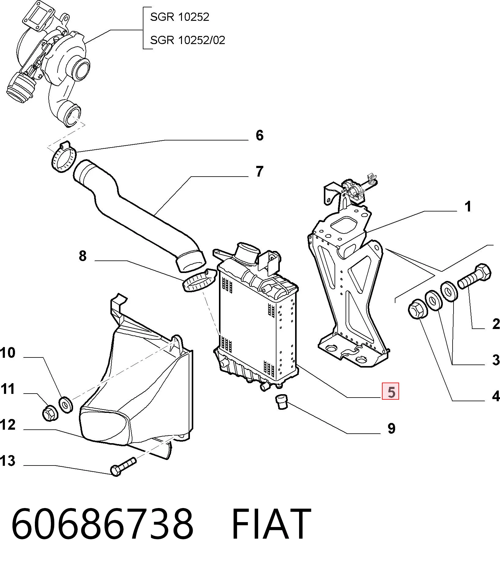 60686738 Fiat/Alfa/Lancia
