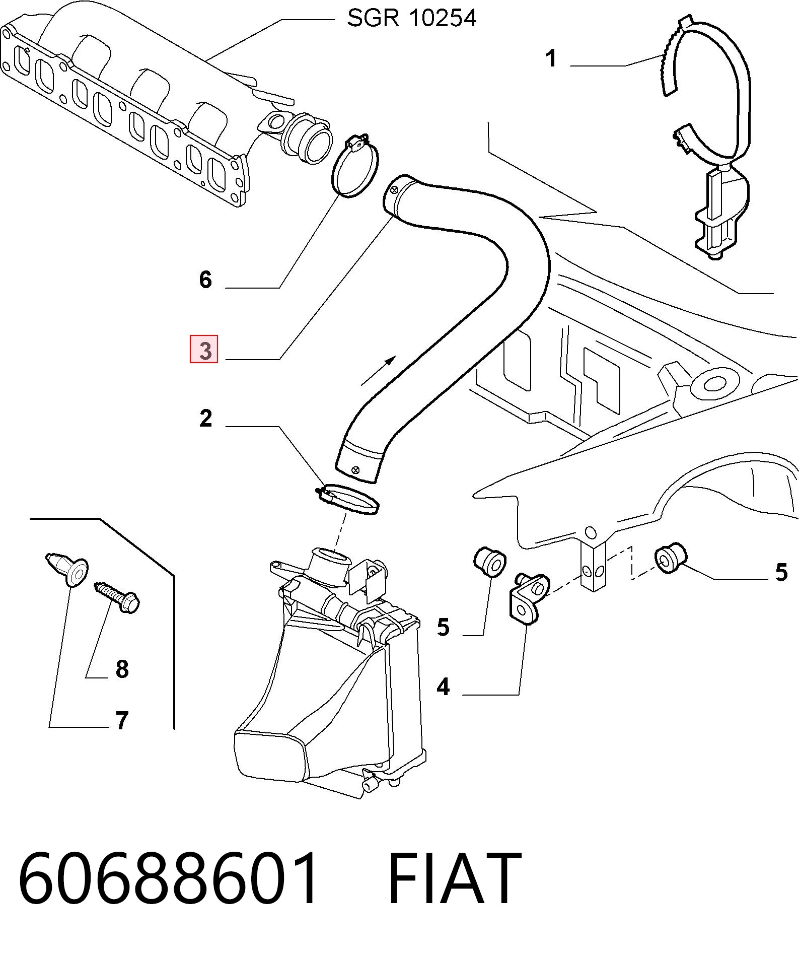 60688601 Fiat/Alfa/Lancia