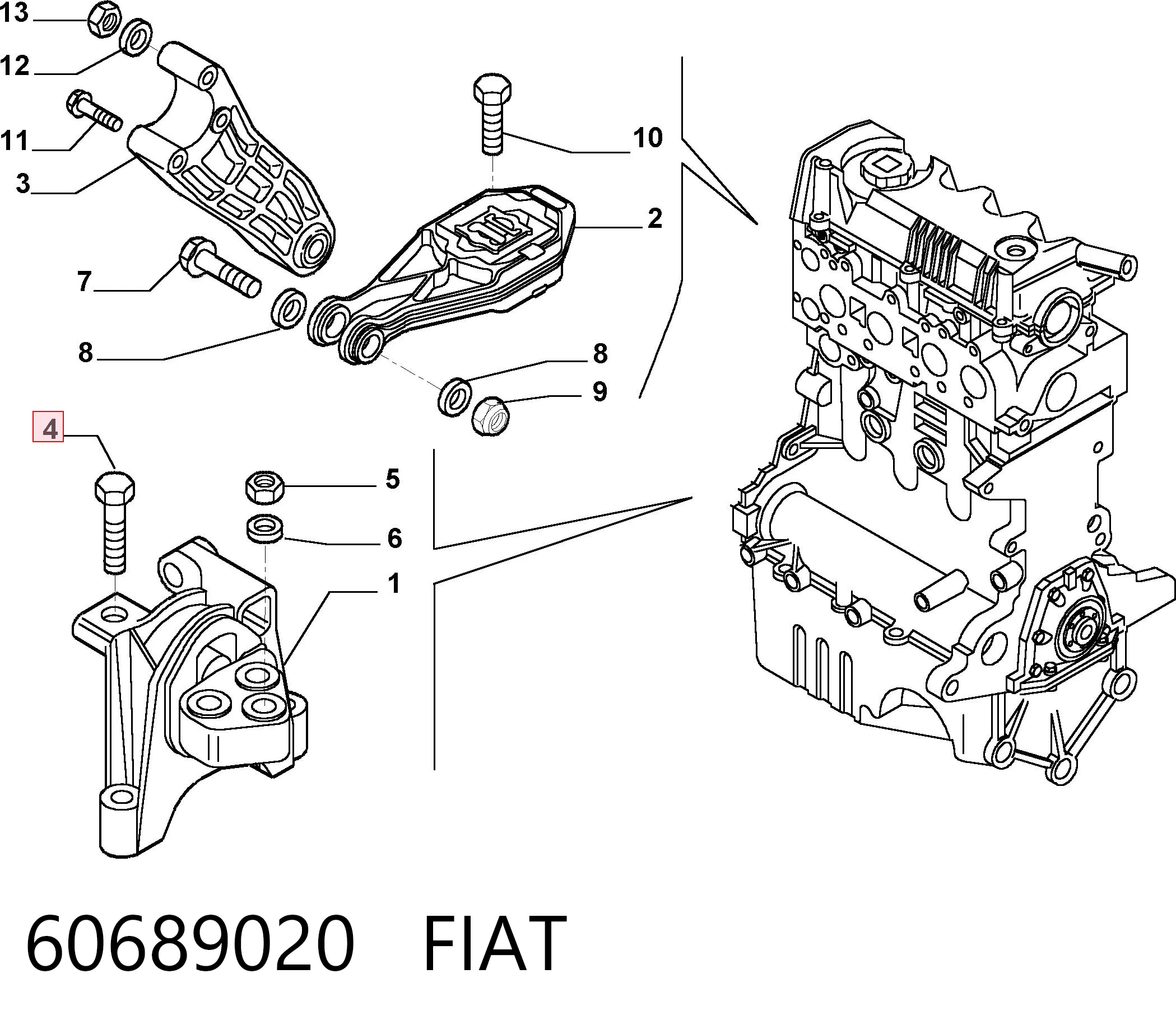 60689020 Fiat/Alfa/Lancia
