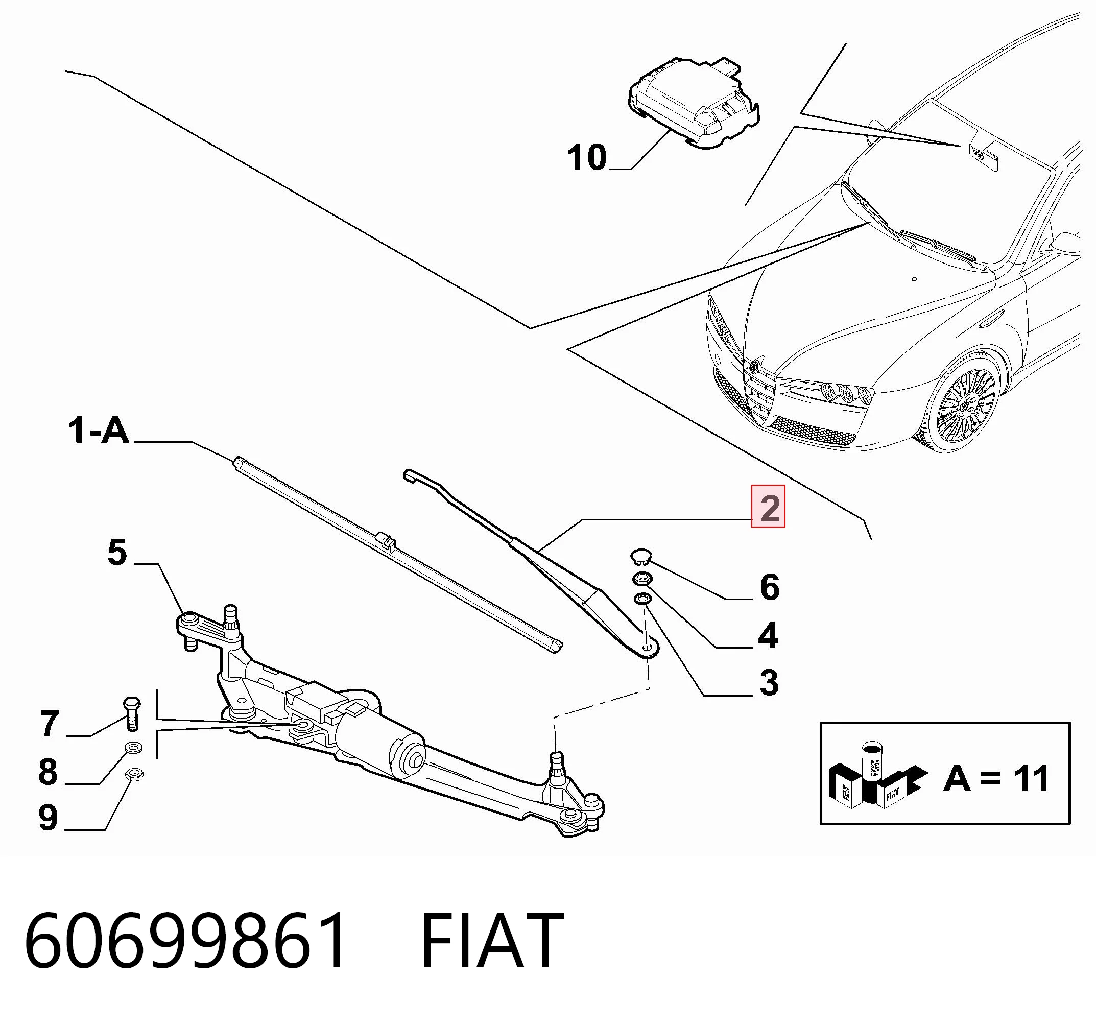 60699861 Fiat/Alfa/Lancia