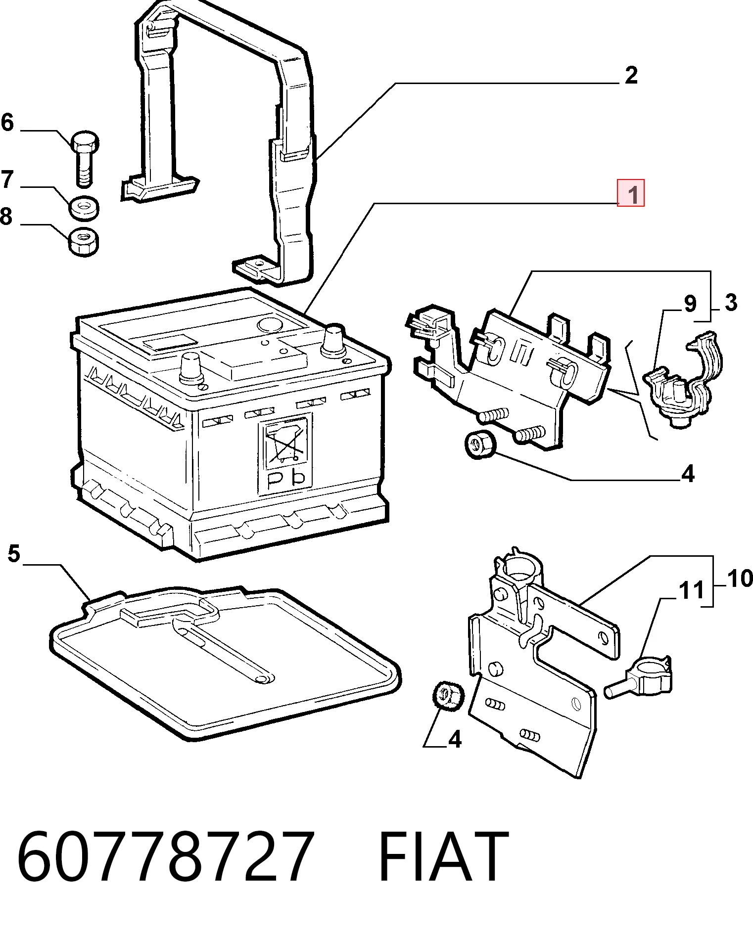 60778727 Fiat/Alfa/Lancia