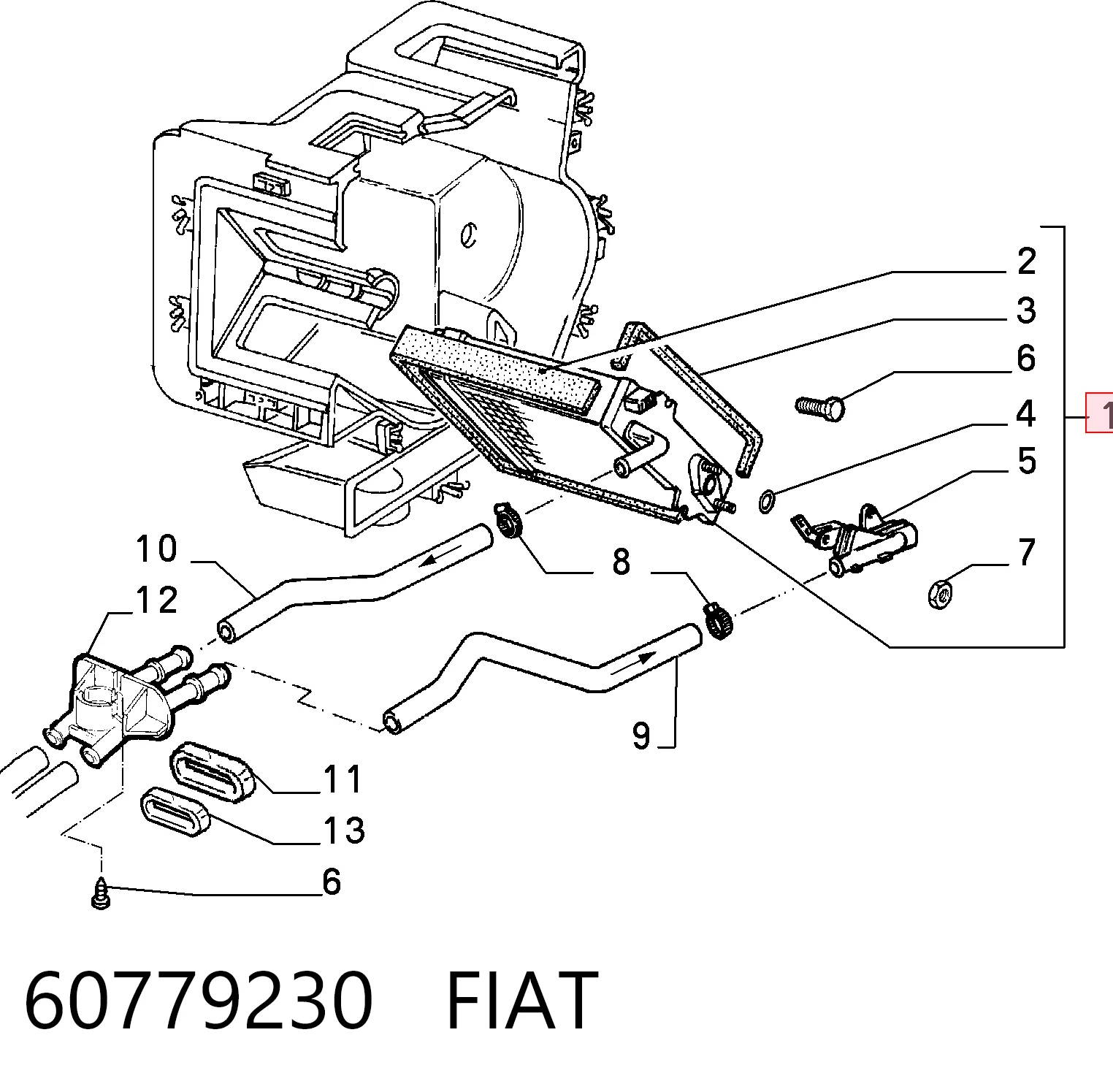 60779230 Fiat/Alfa/Lancia