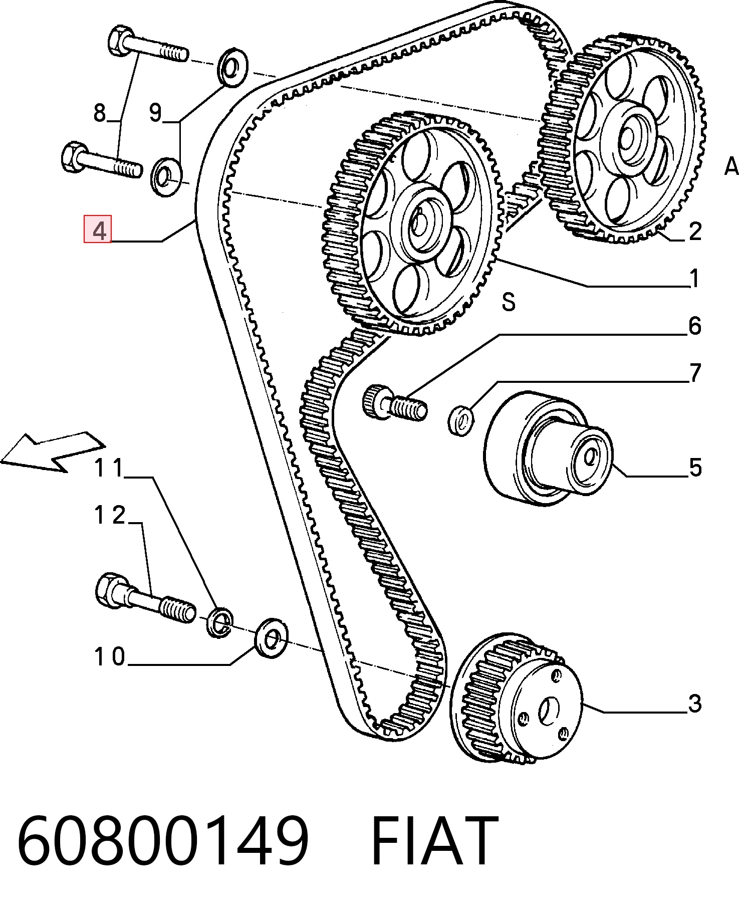 60800149 Fiat/Alfa/Lancia