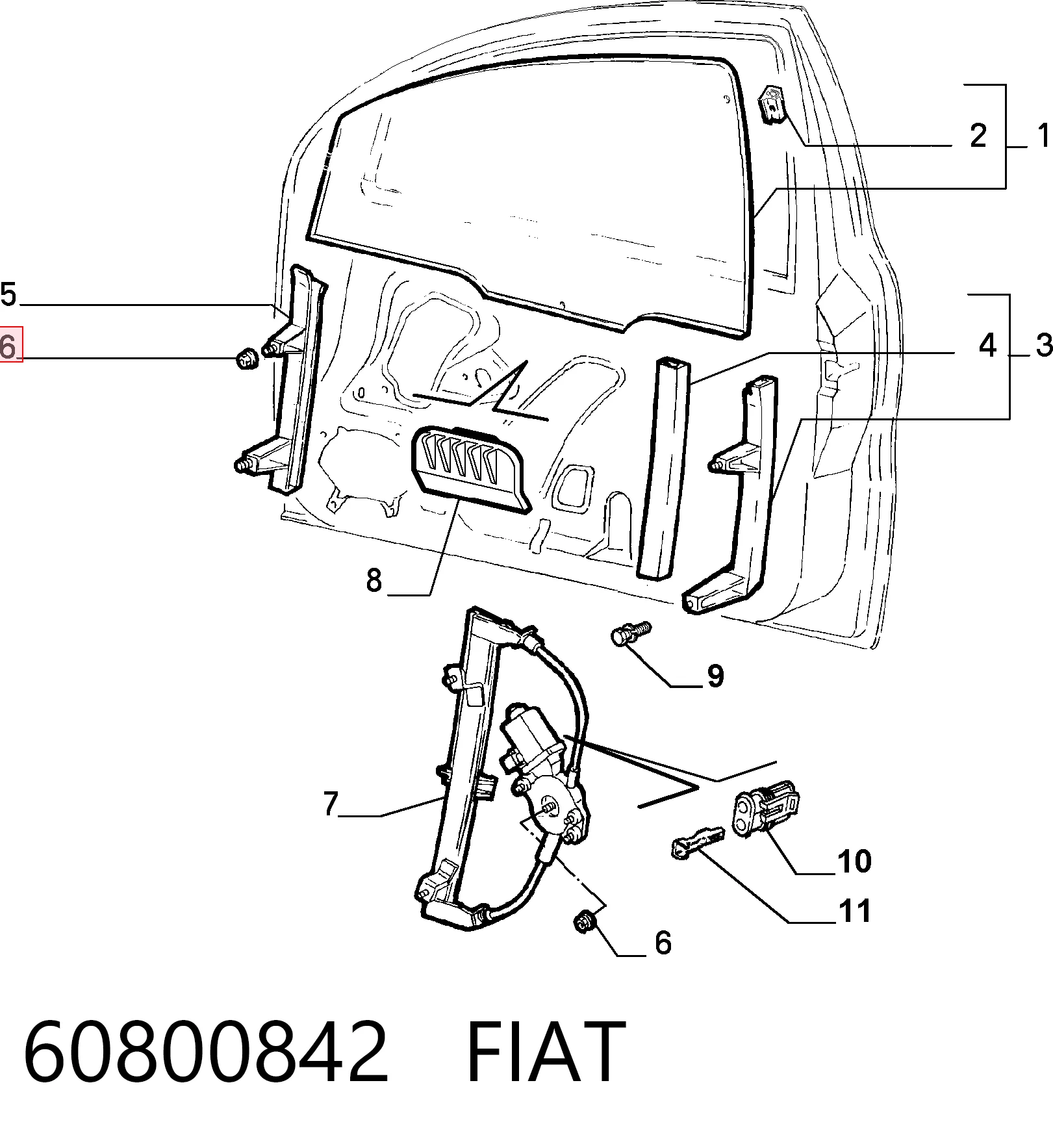 60800842 Fiat/Alfa/Lancia