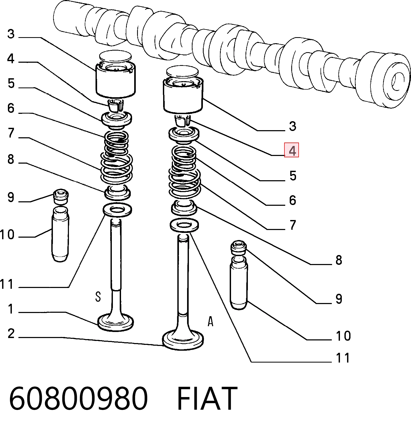 60800980 Fiat/Alfa/Lancia
