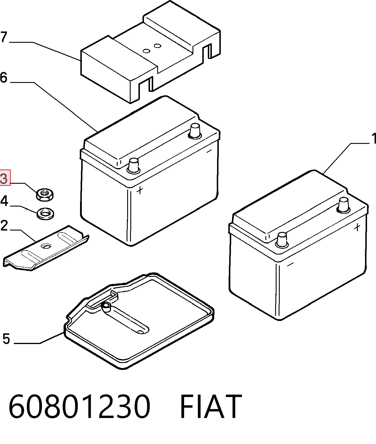 60801230 Fiat/Alfa/Lancia