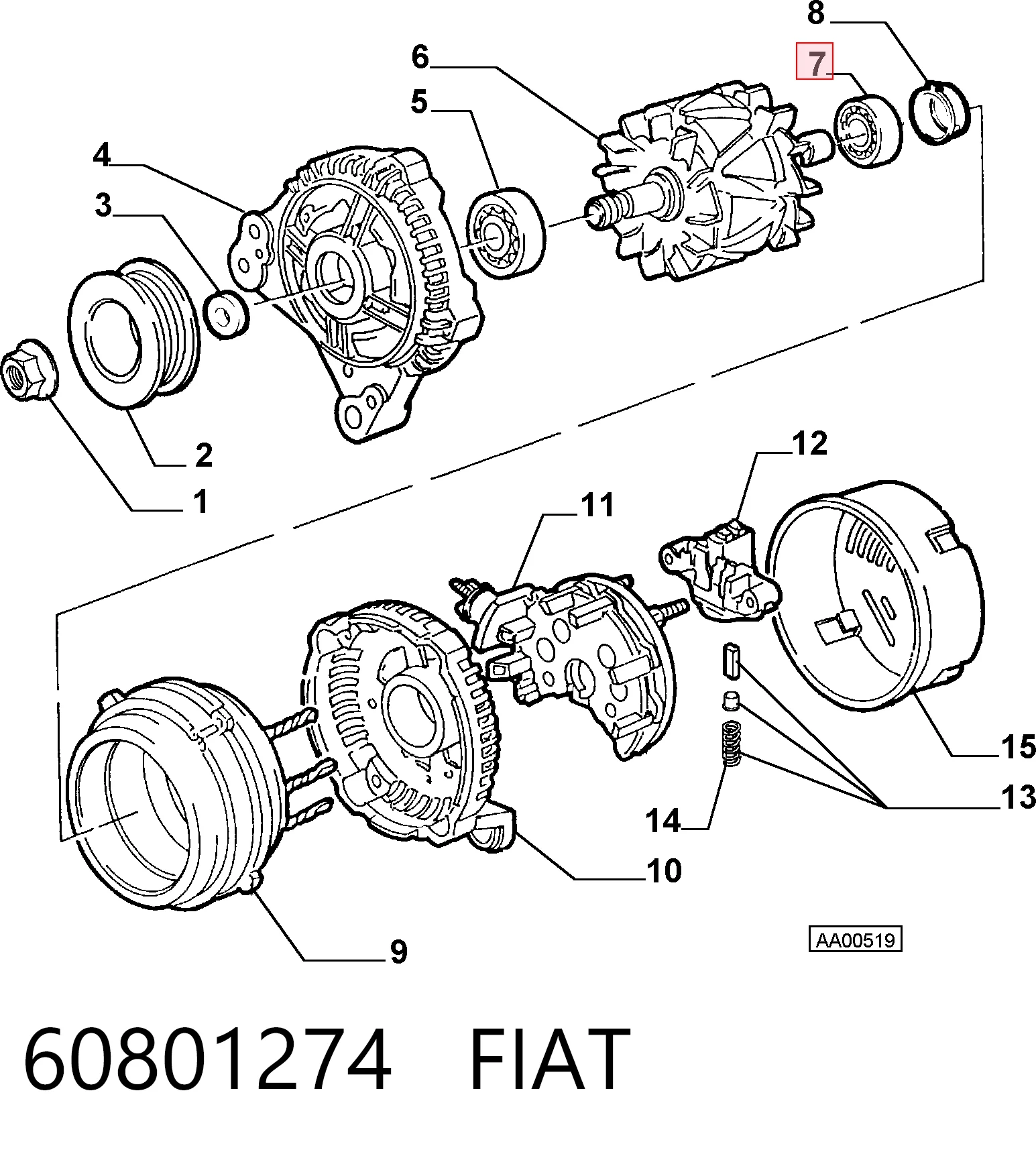 60801274 Fiat/Alfa/Lancia