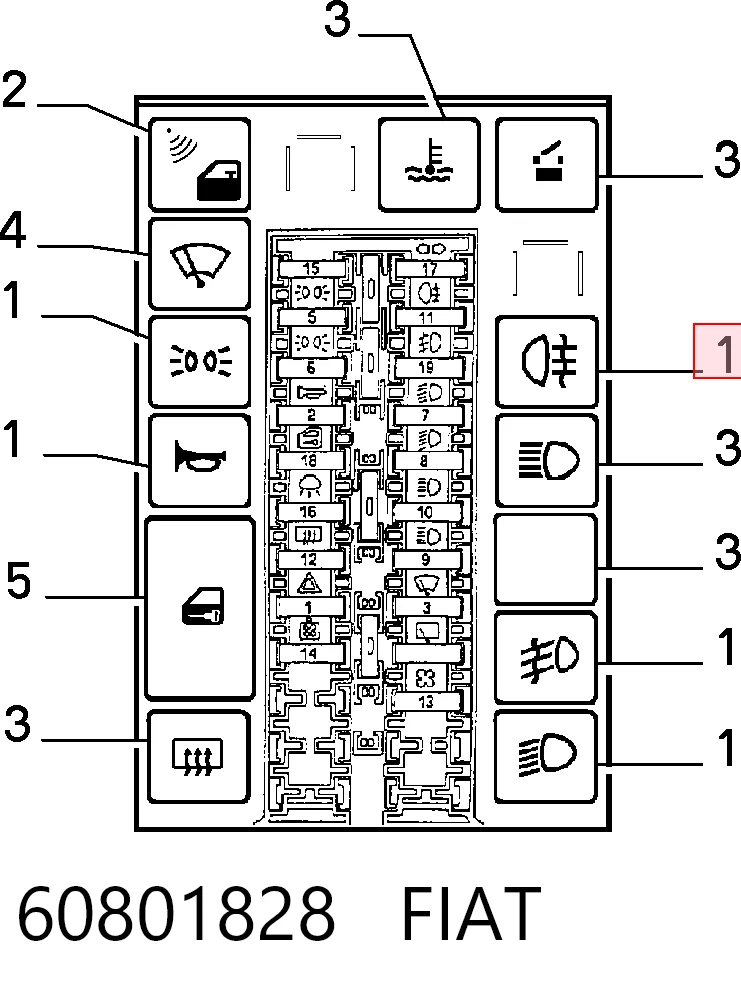 60801828 Fiat/Alfa/Lancia