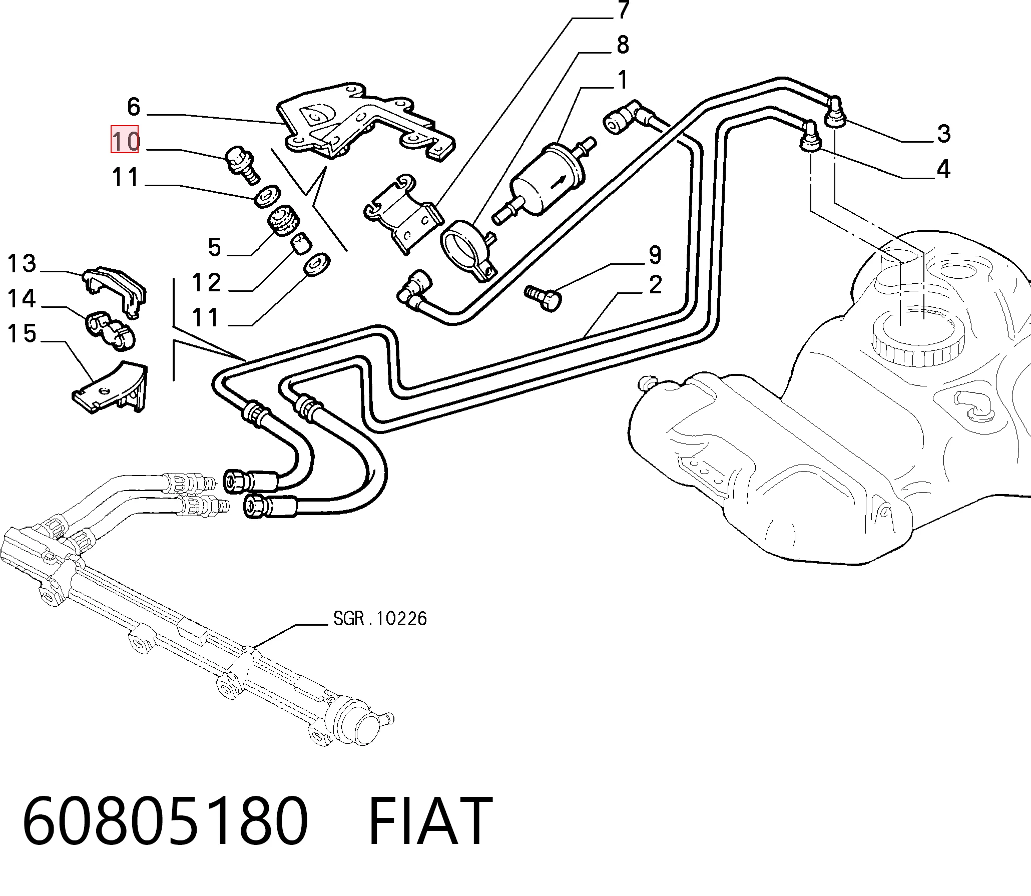 60805180 Fiat/Alfa/Lancia