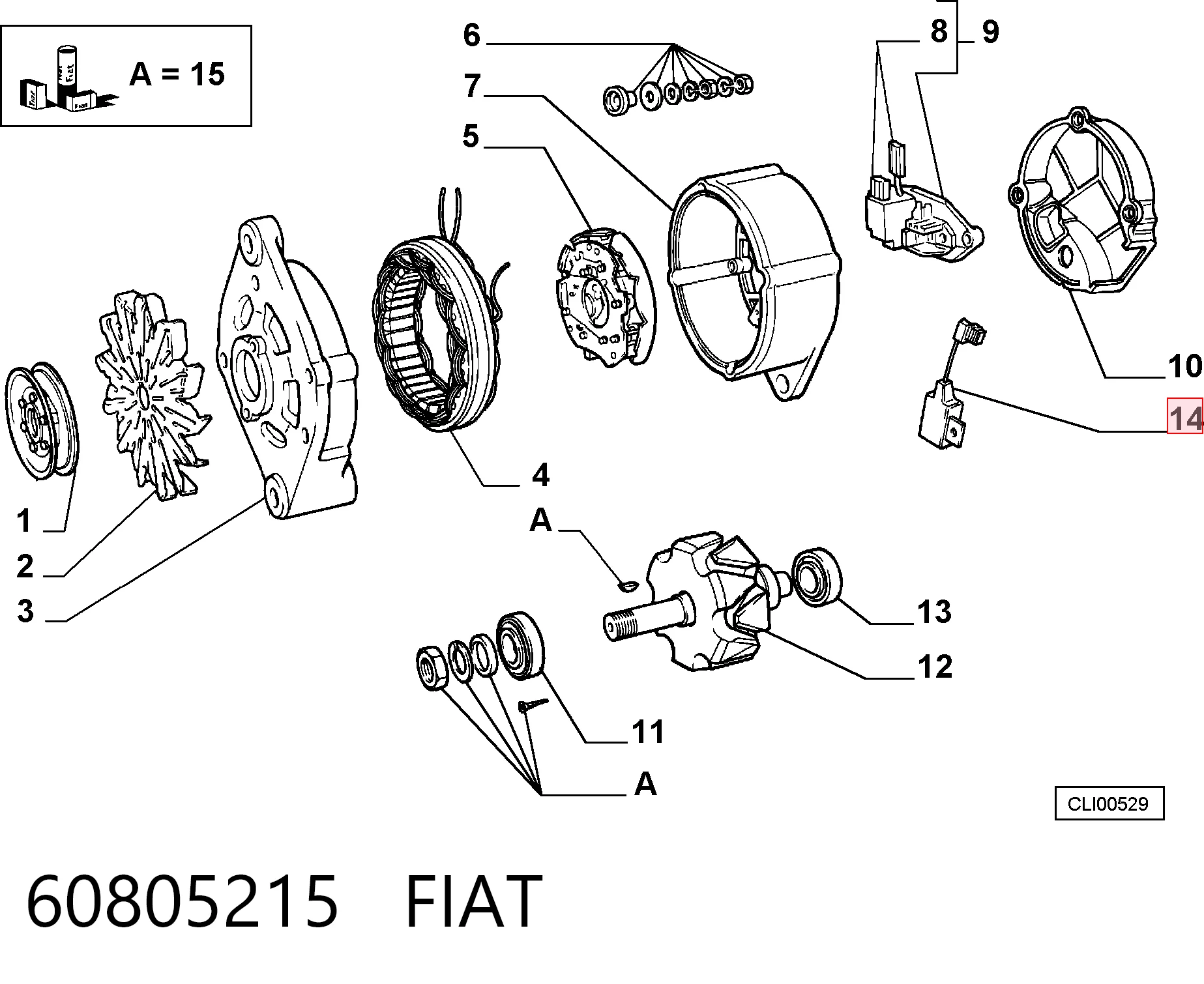60805215 Fiat/Alfa/Lancia