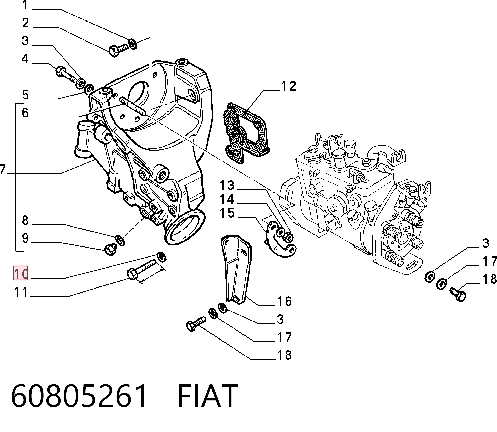 60805261 Fiat/Alfa/Lancia