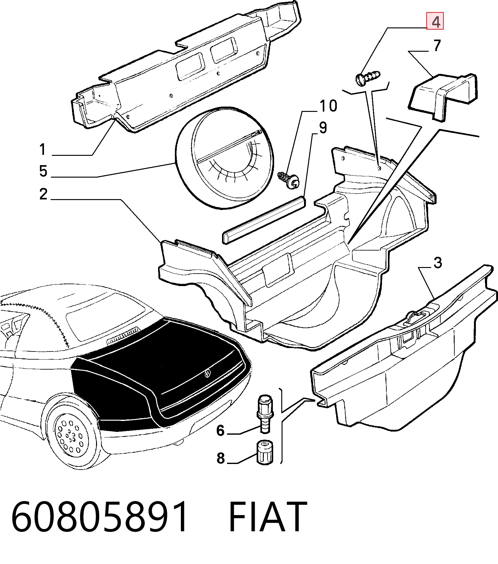 60805891 Fiat/Alfa/Lancia