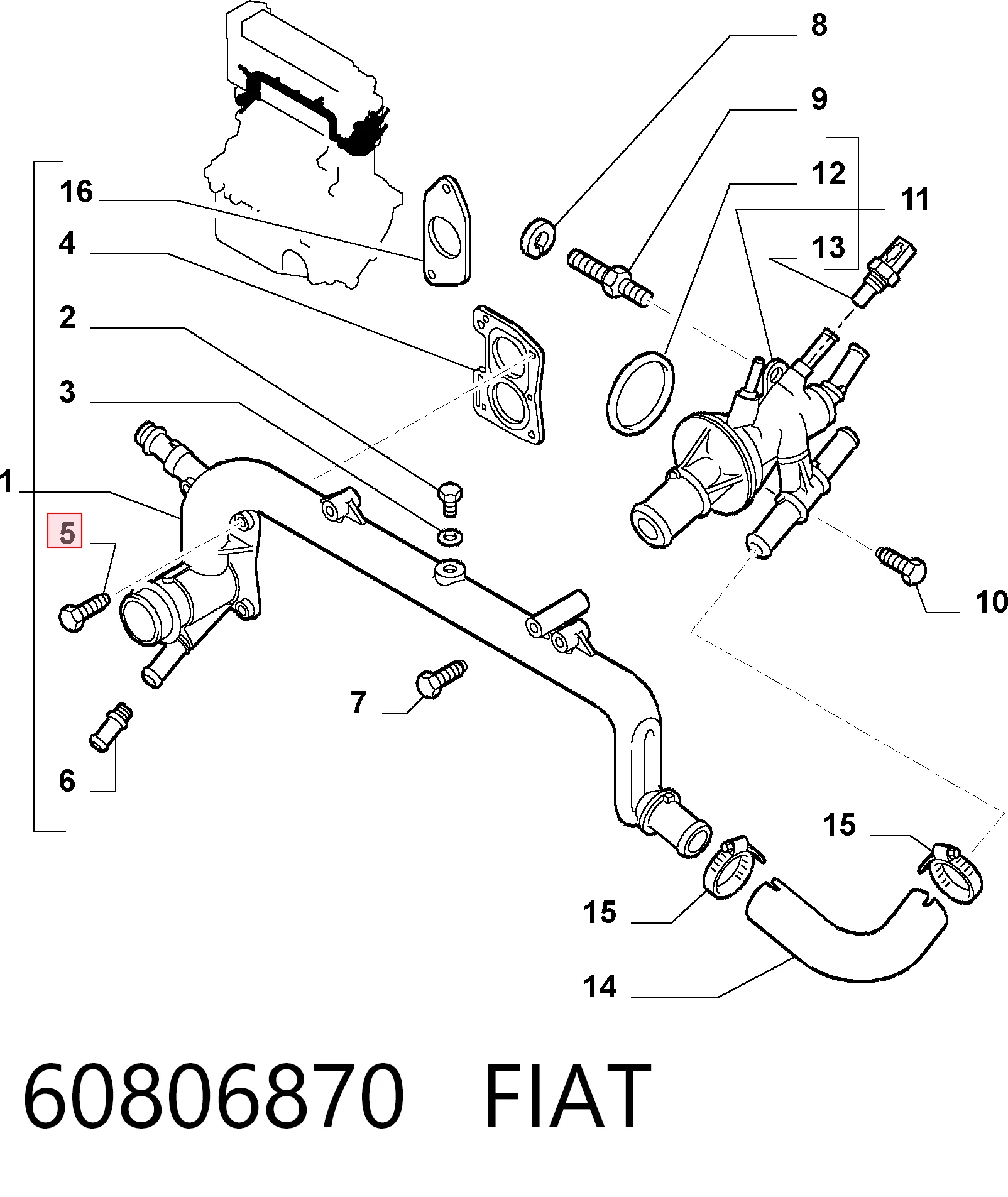60806870 Fiat/Alfa/Lancia