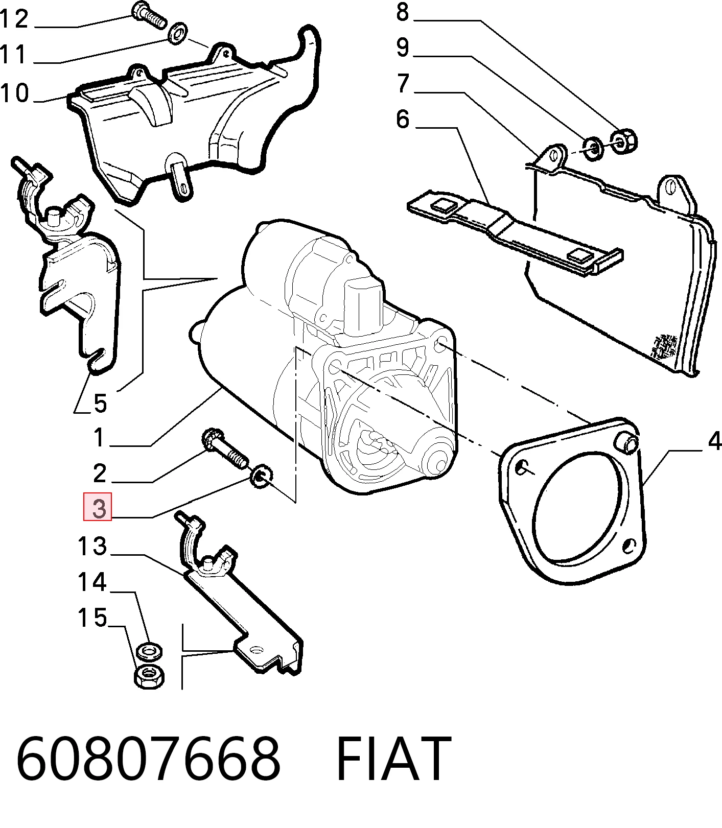 60807668 Fiat/Alfa/Lancia