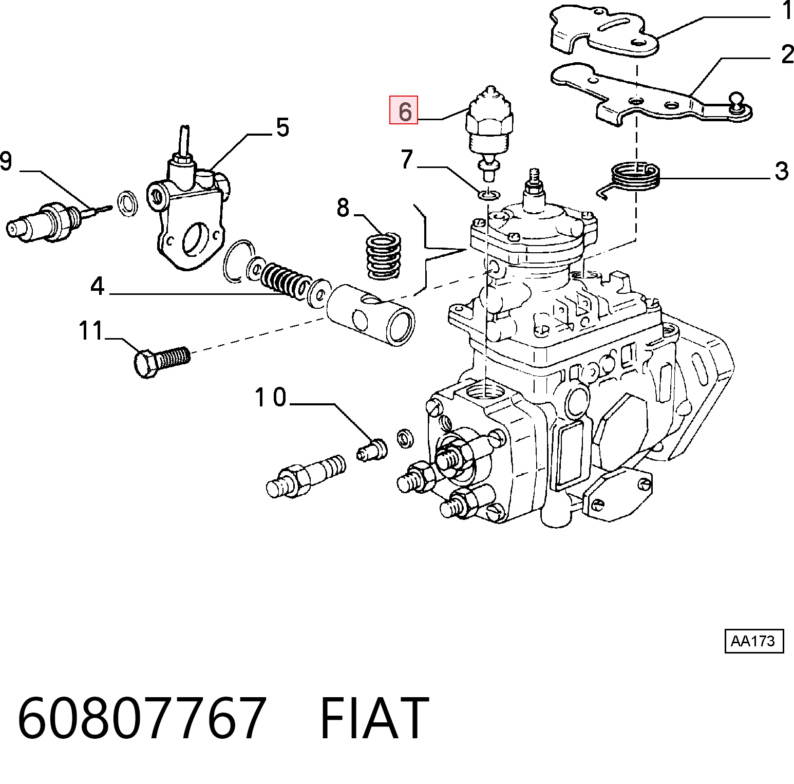60807767 Fiat/Alfa/Lancia