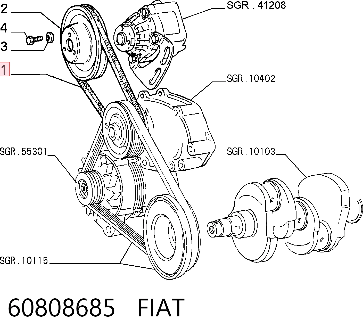 60808685 Fiat/Alfa/Lancia