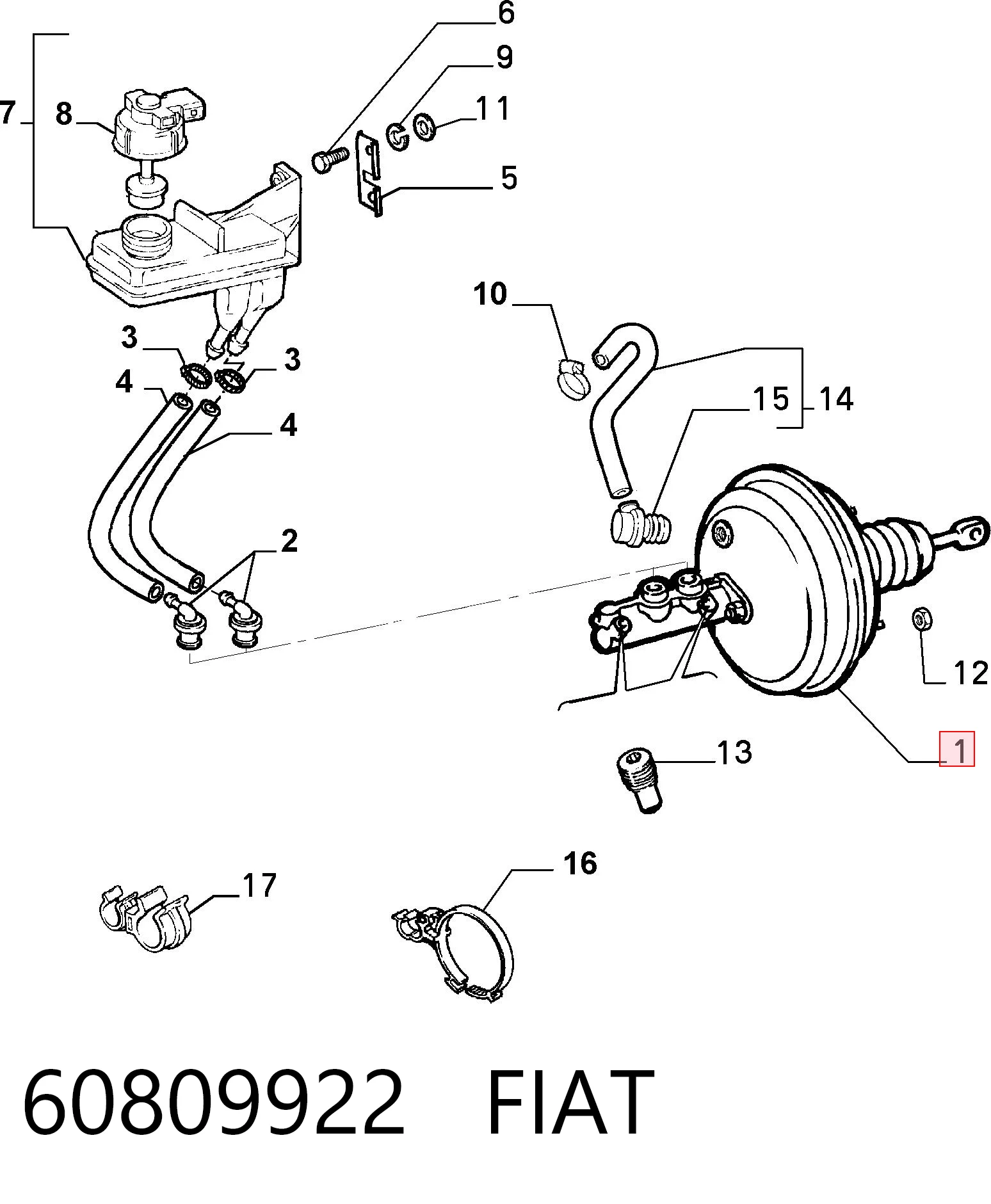 60809922 Fiat/Alfa/Lancia