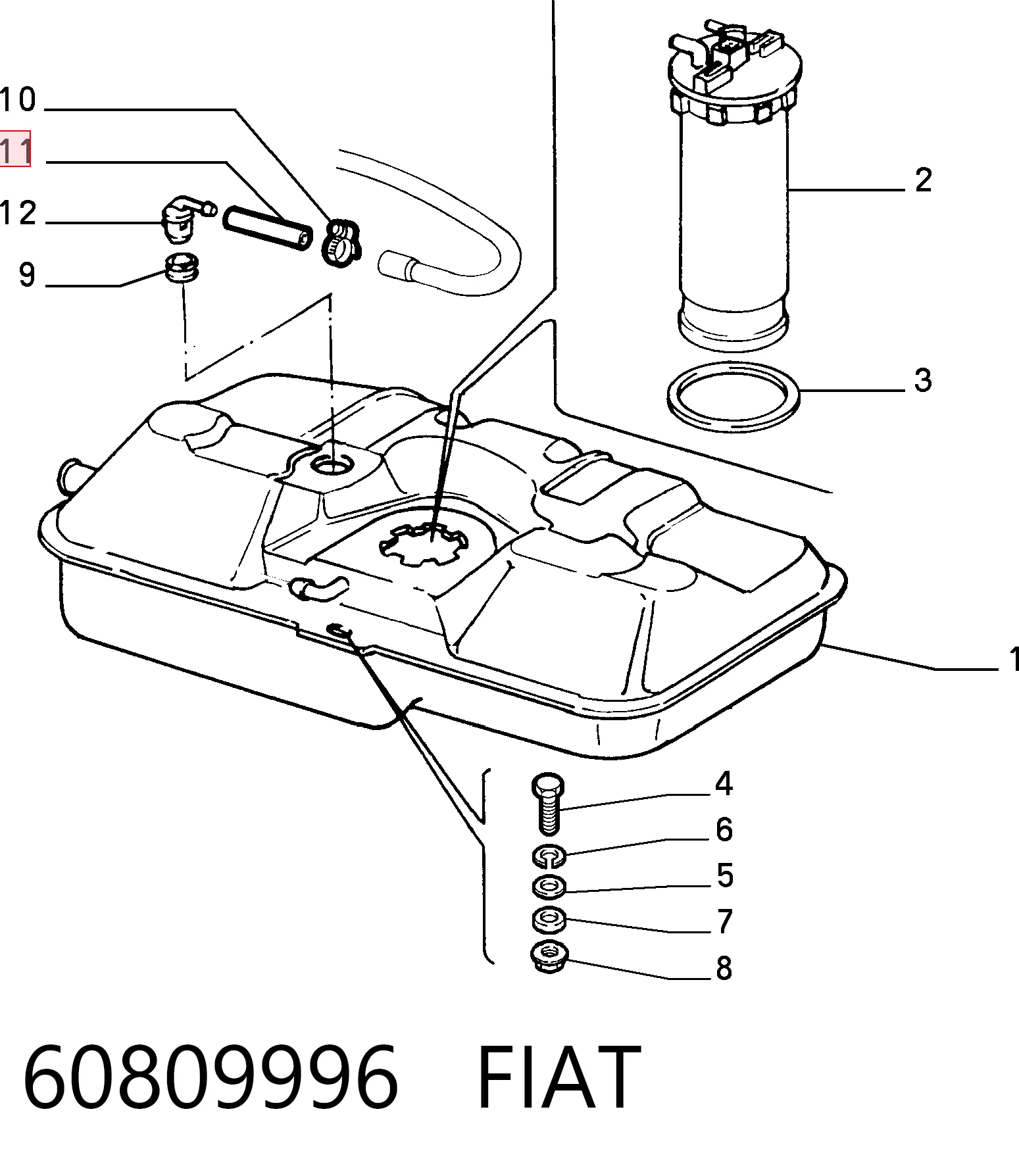 60809996 Fiat/Alfa/Lancia