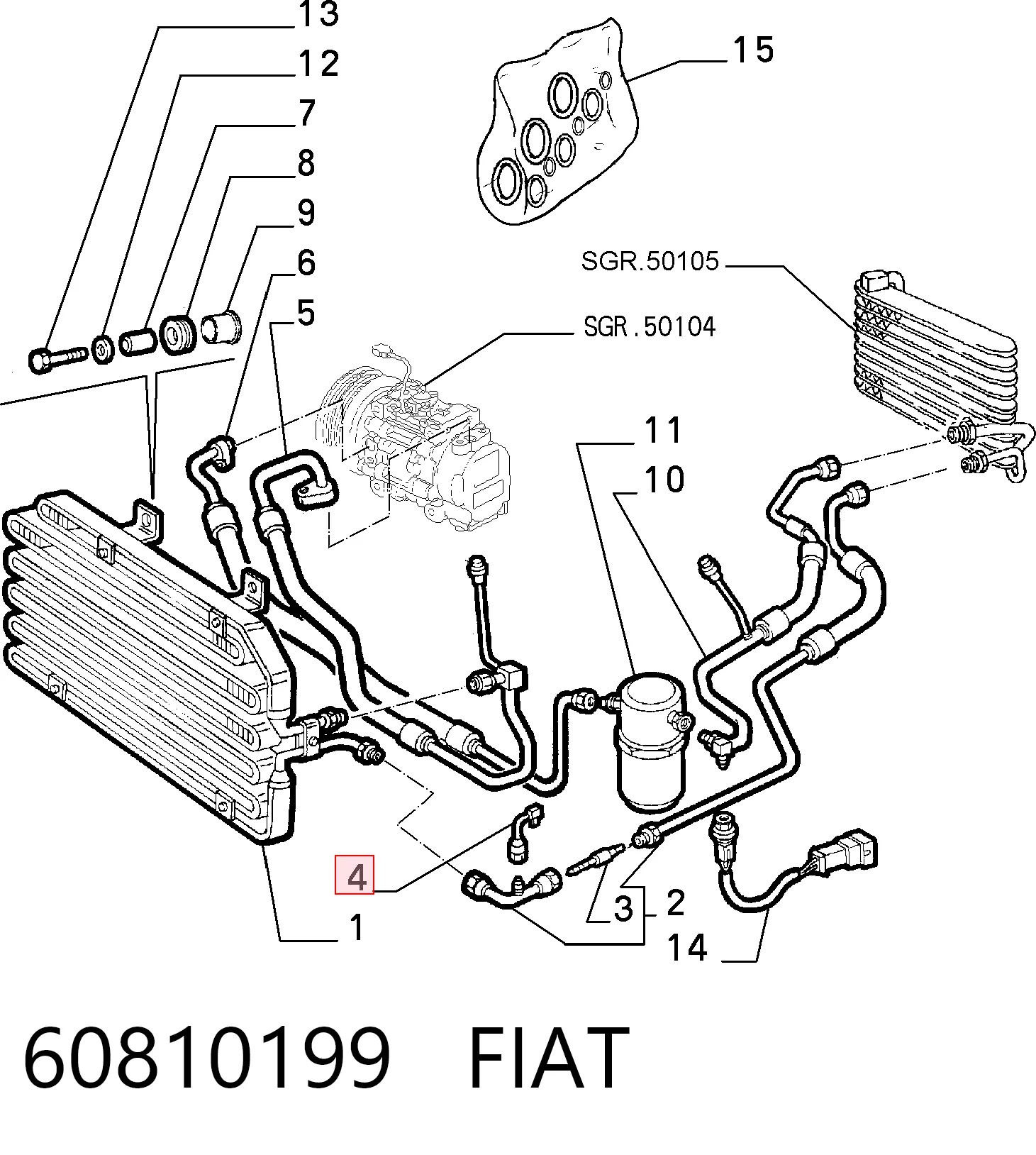 Comprar Sensor de presión absoluta del aire acondicionado Lancia Delta I 831AB0 a bajo precio