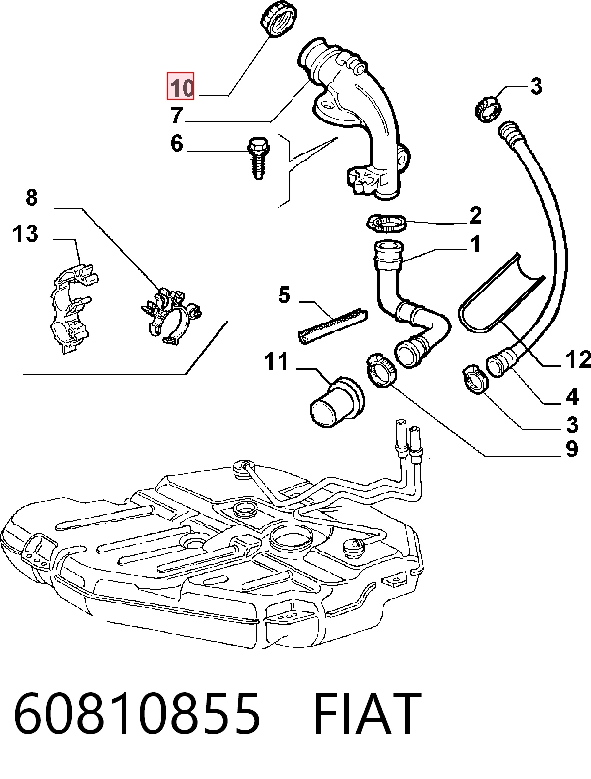 Tapon de gasolina para Opel Vectra 