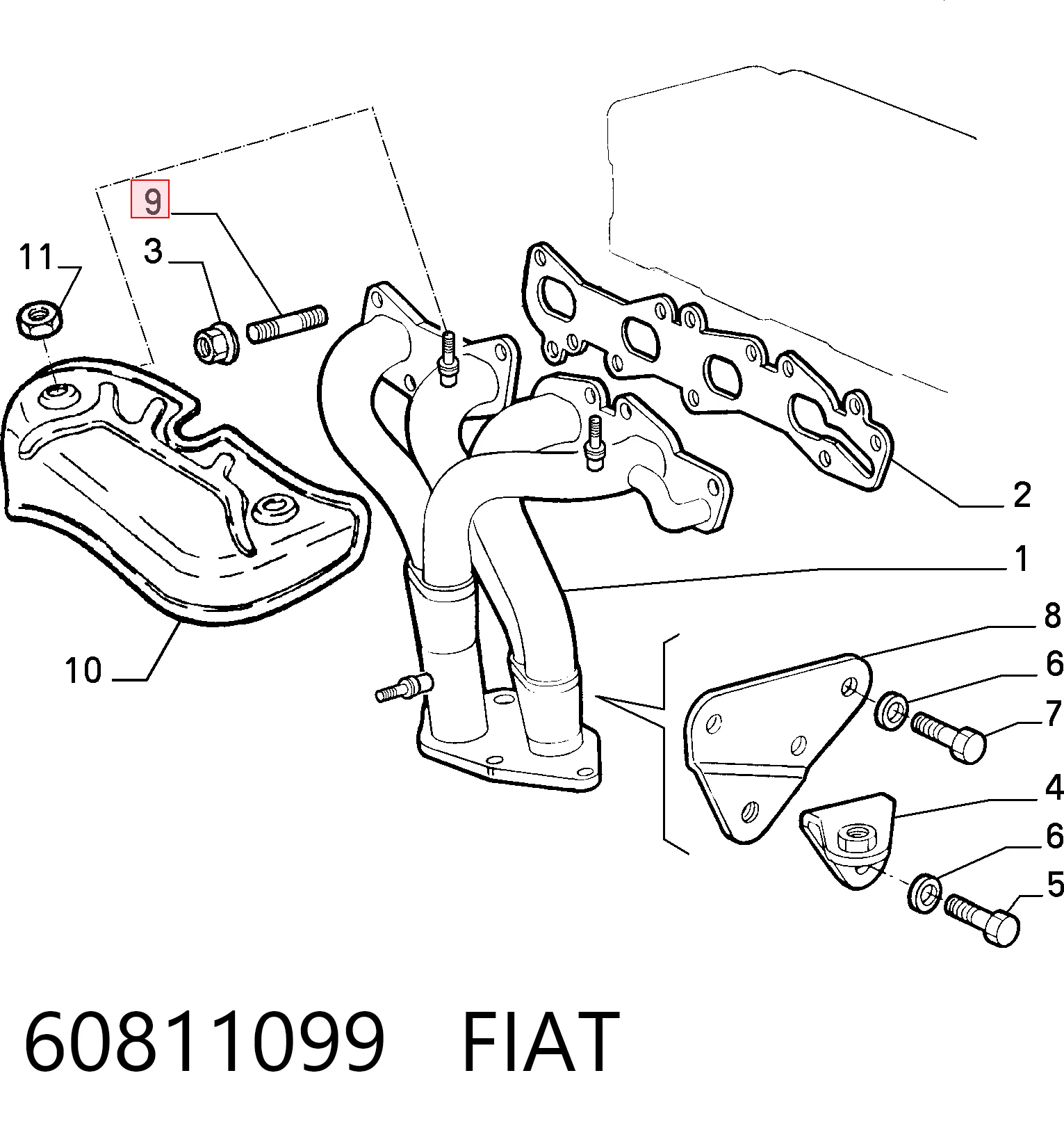 60811099 Fiat/Alfa/Lancia