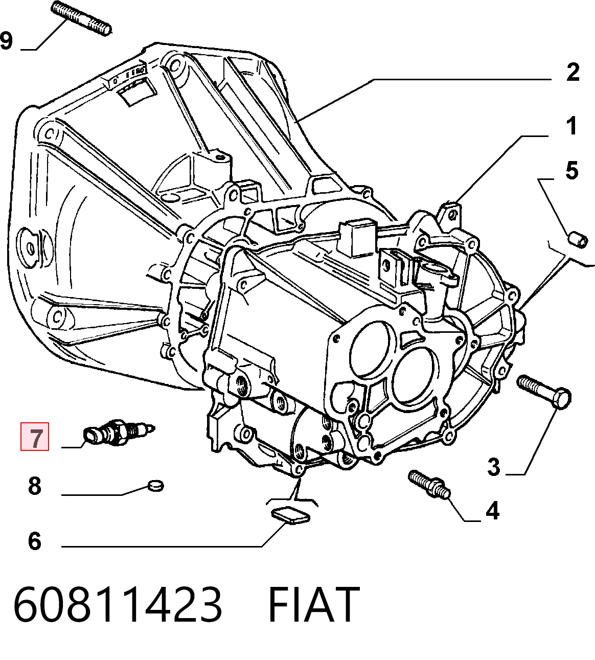 Sensor de marcha atrás Fiat Tempra  sedán comprar en España