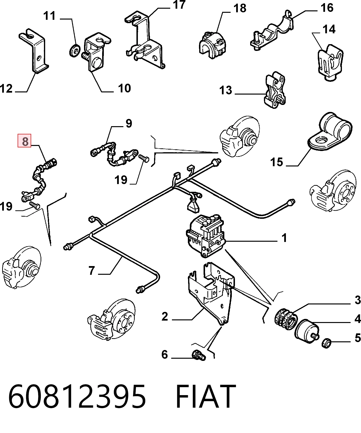Comprar Sensor ABS Alfa Romeo 146  930