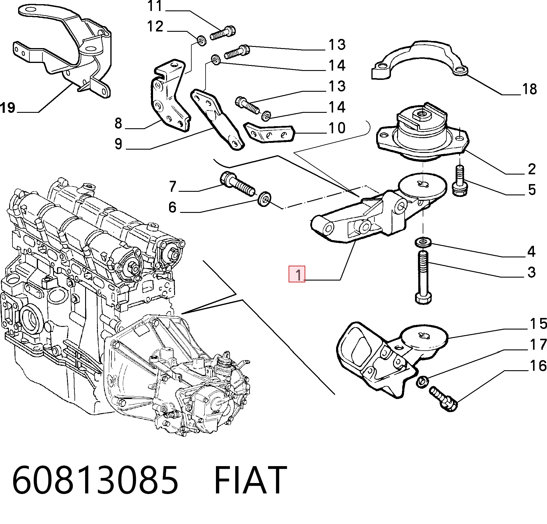 60813085 Fiat/Alfa/Lancia